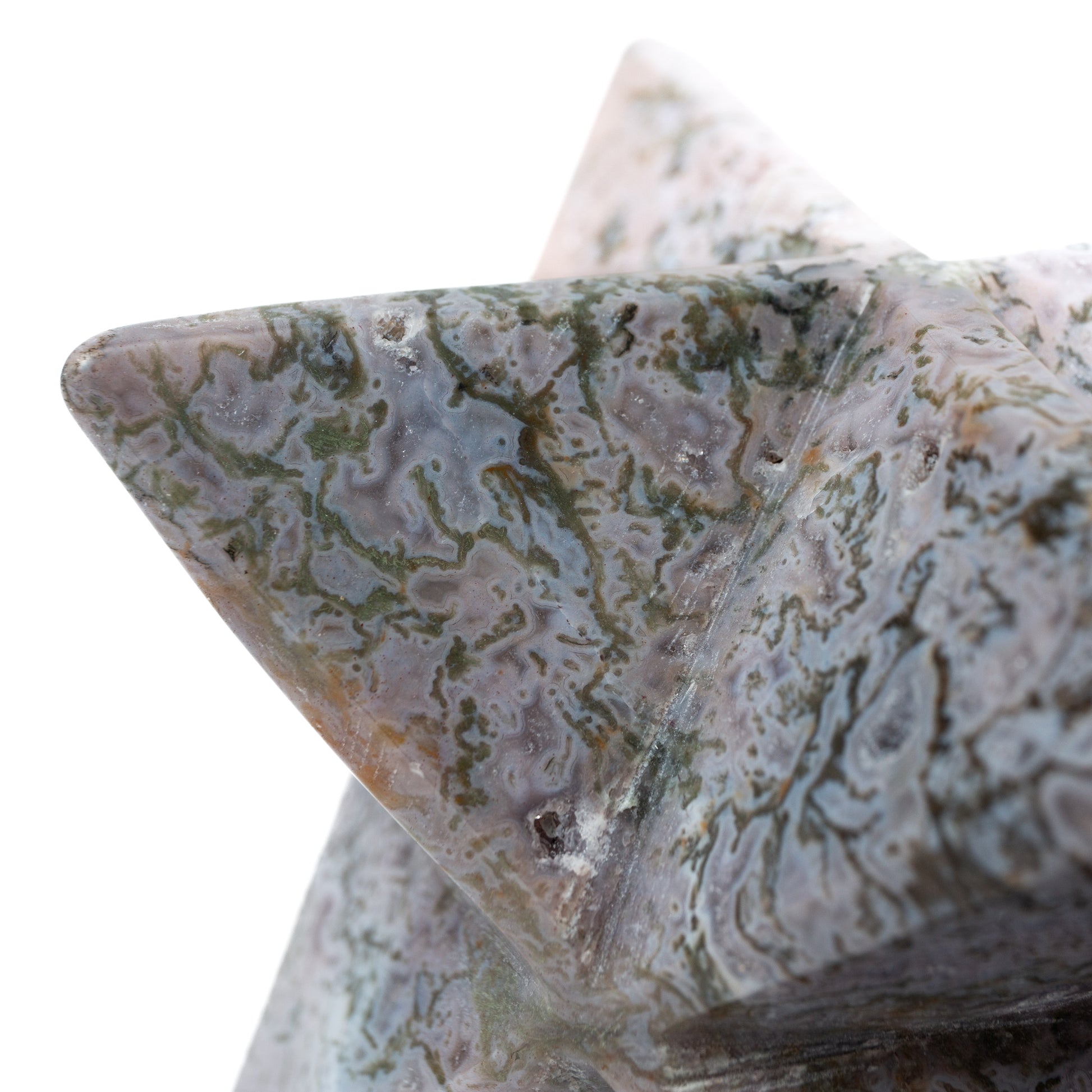 Merkaba - Moss Agate