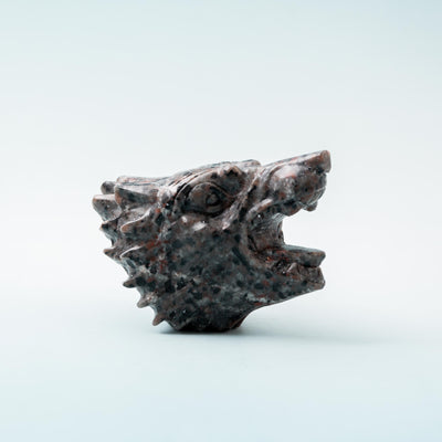 Yooperlite Wolf Head - 7 cm 326 gr