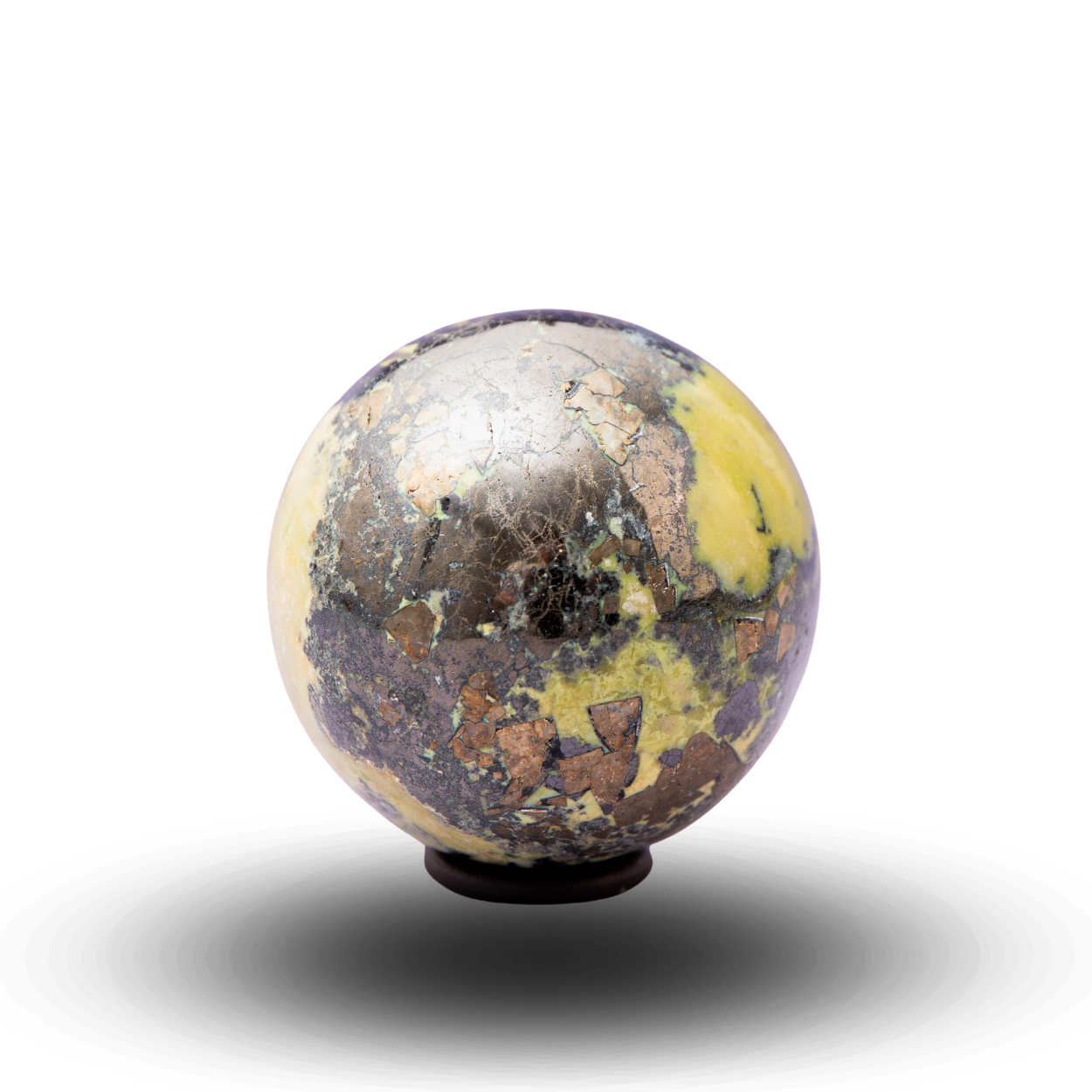Serpentine with Pyrite