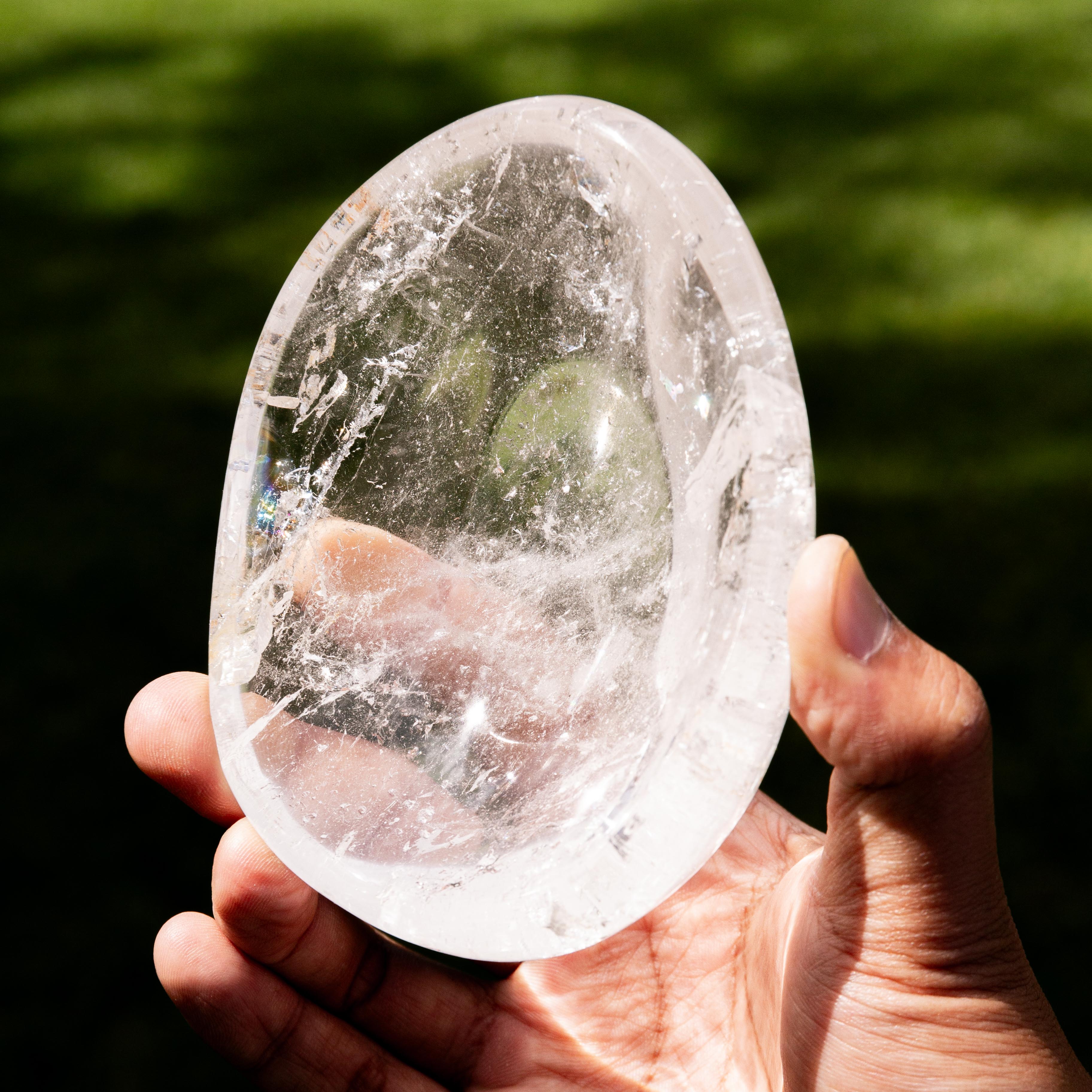 Clear Quartz Bowl - 12cm/9cm/5cm/505g