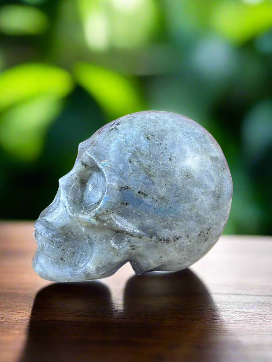 Labradorit Kvarc Koponya