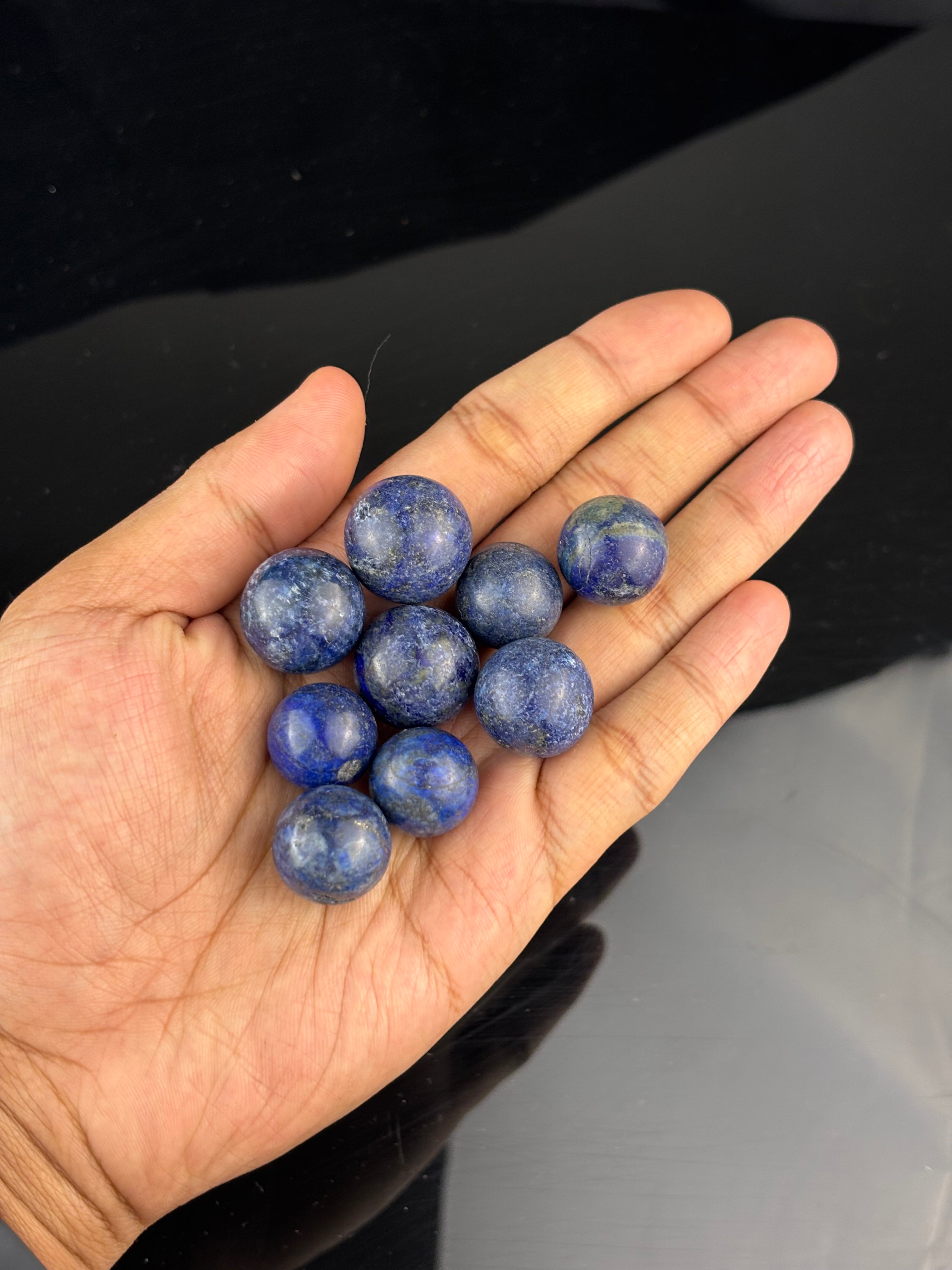 Lápisz Lazuli Mini gömb (1.5cm) 1Db