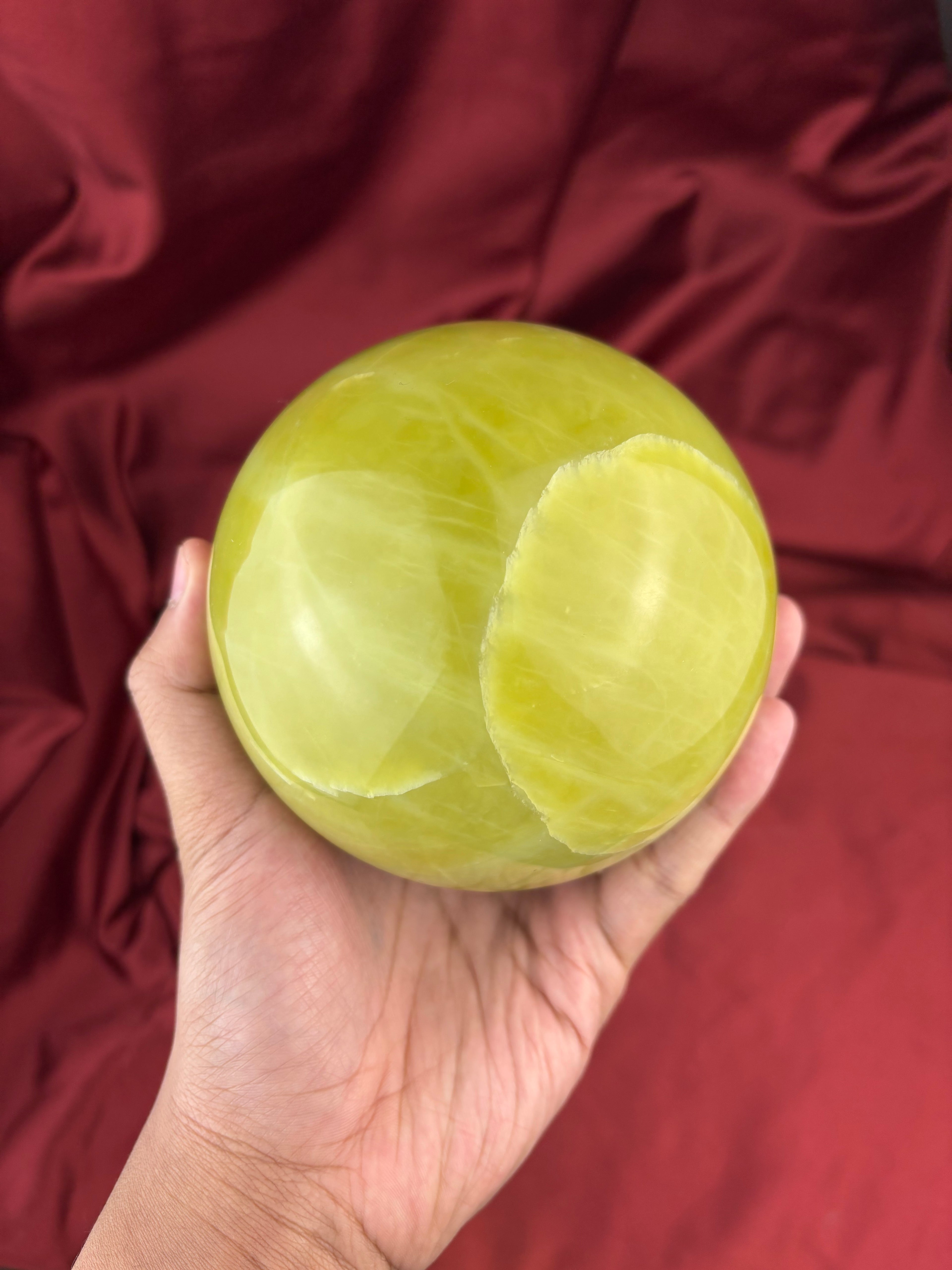 Szerpentin gömb 1,9kg