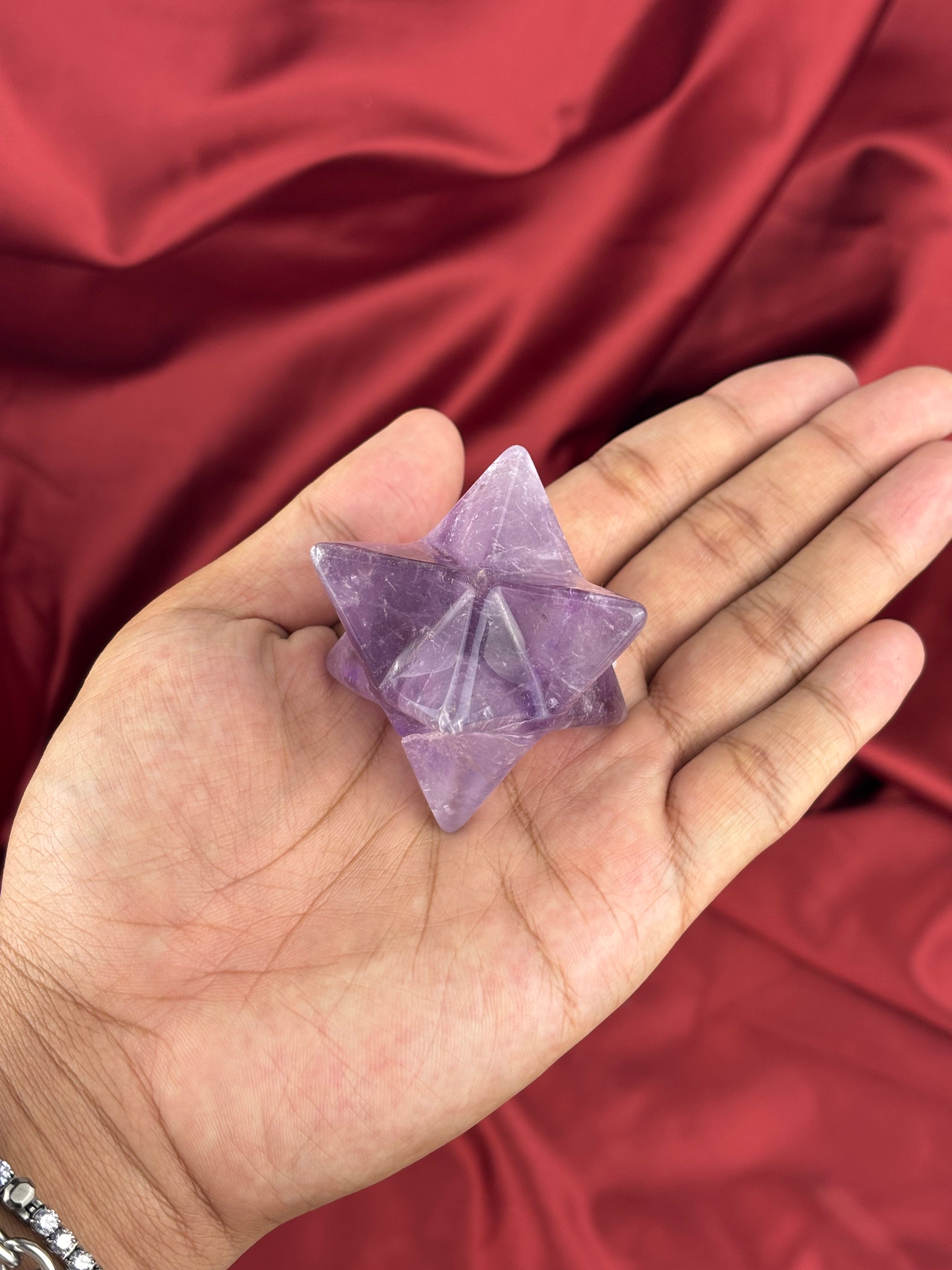 Merkaba Ametiszt 3*3cm