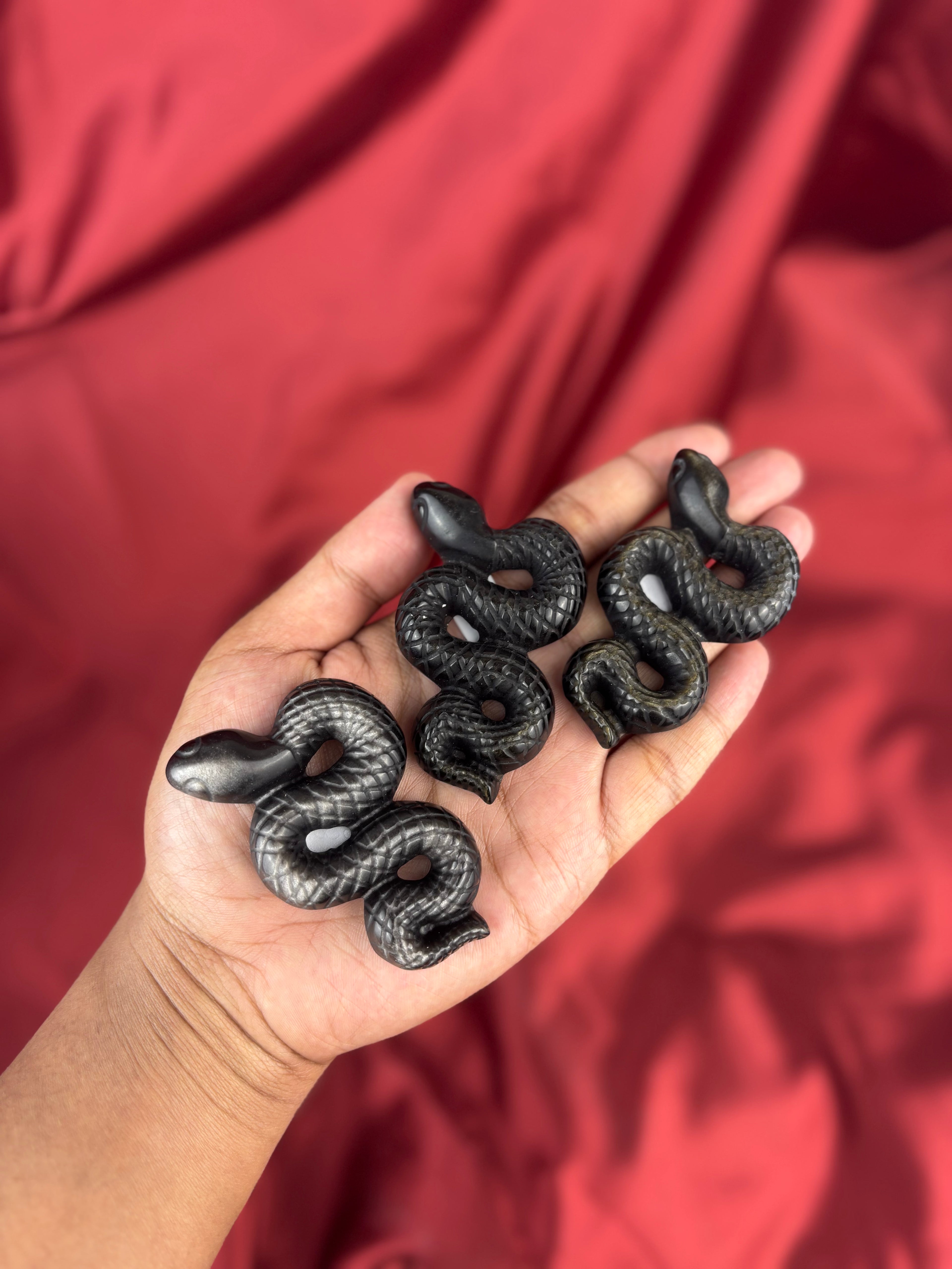 Kígyó-Ezüst obszidián