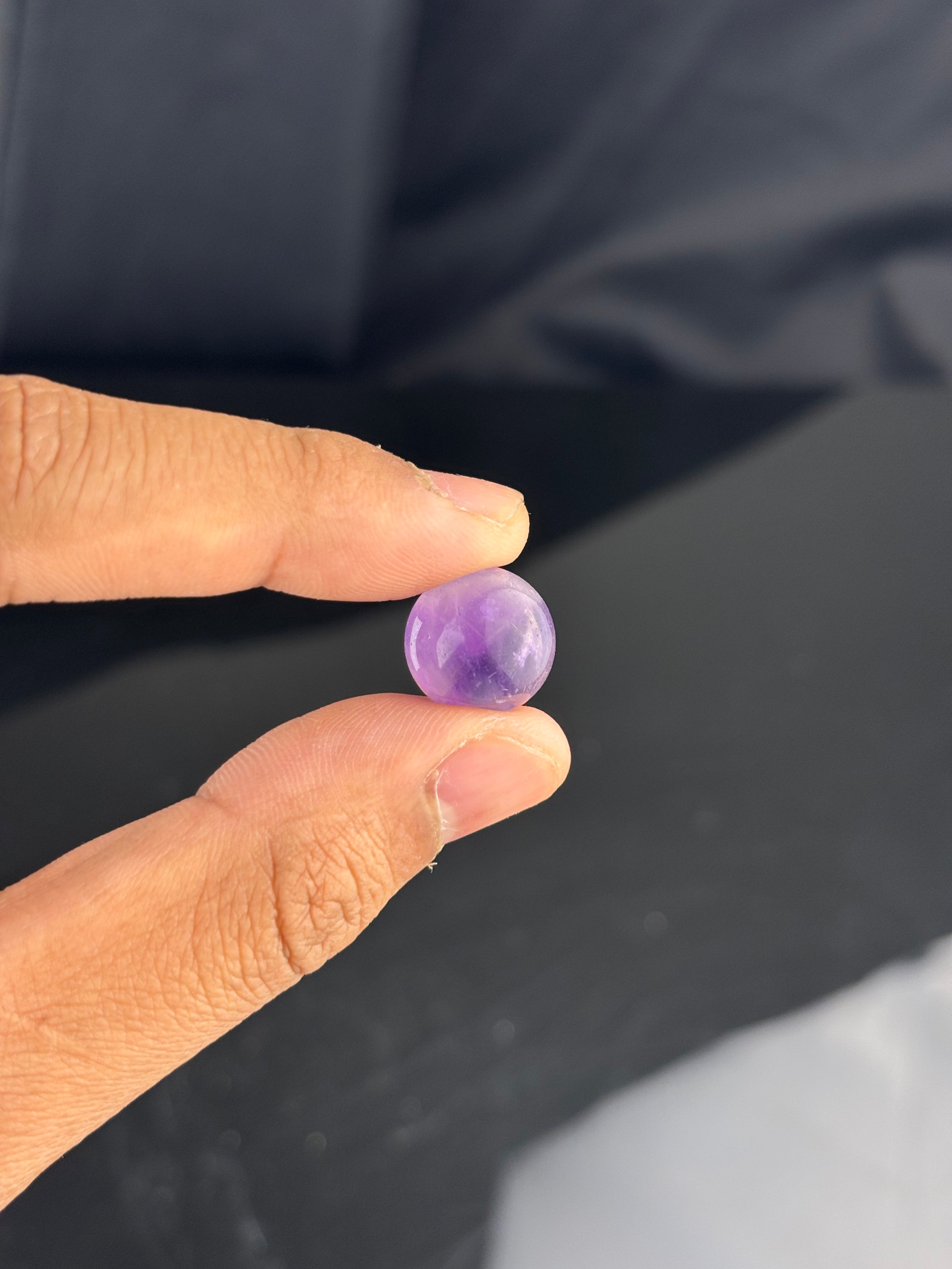 Ametiszt Mini gömb (1-1.2cm) 1Db
