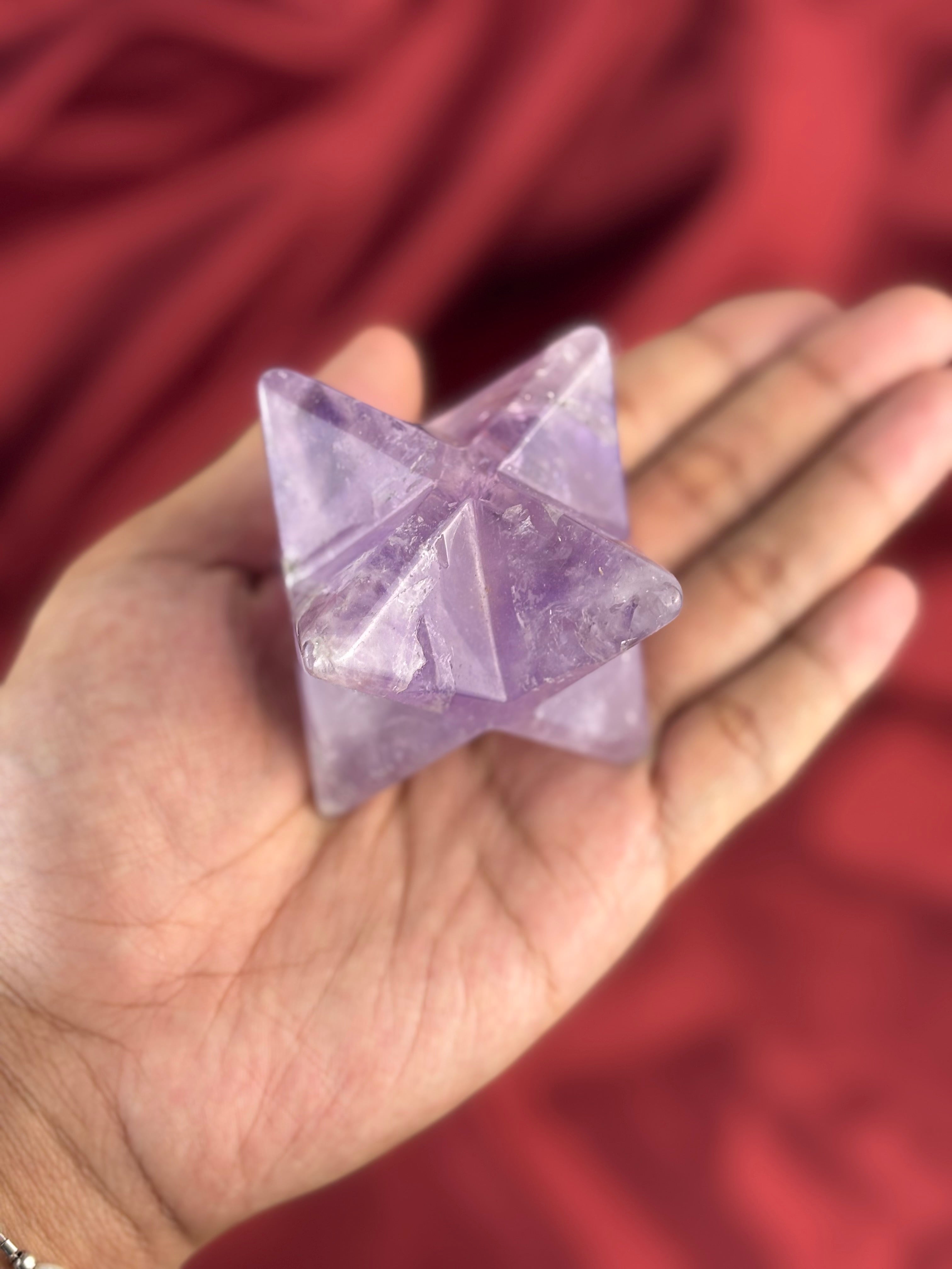 Merkaba Ametiszt 4*4cm