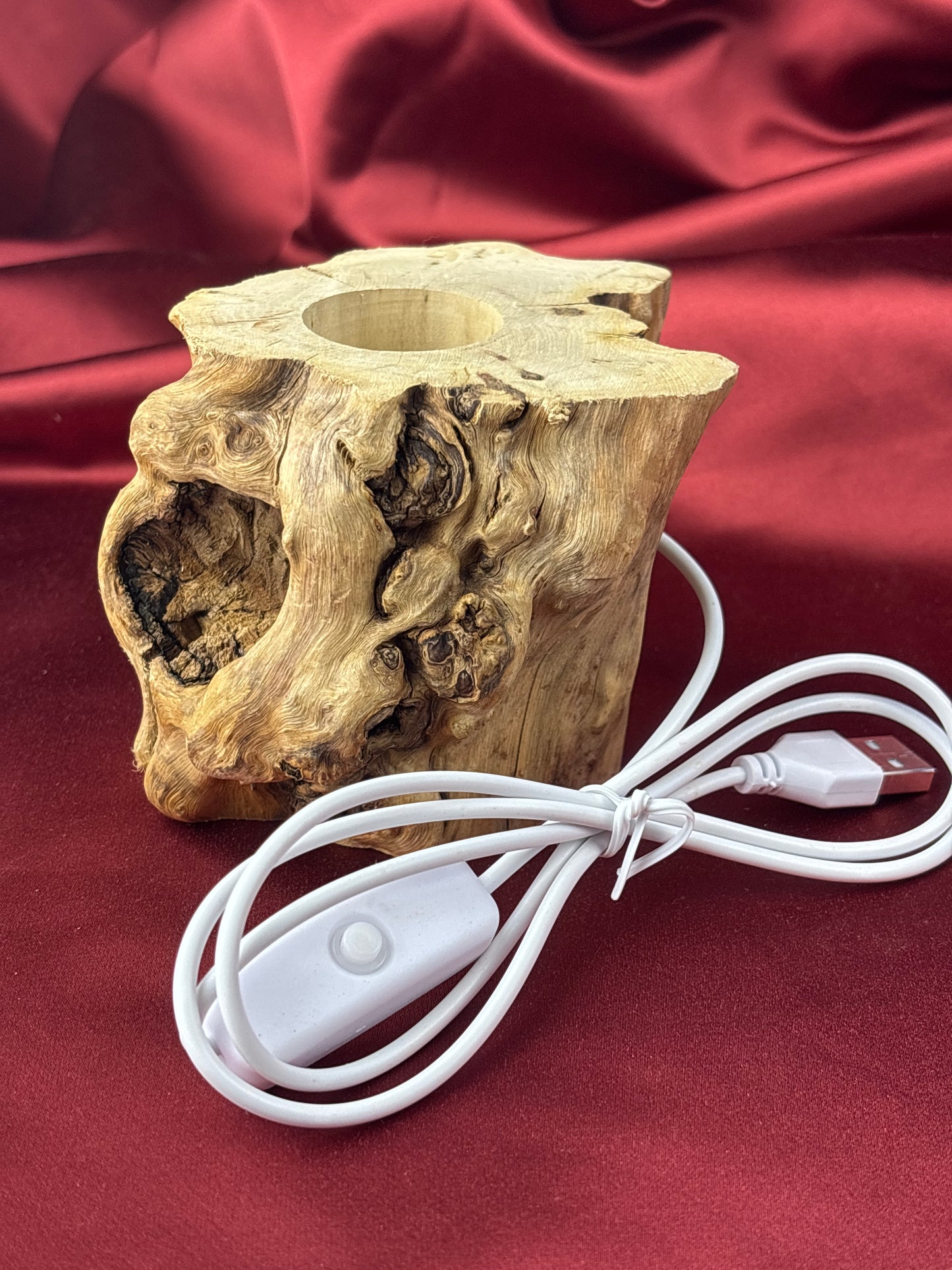 Wooden Spheres LED stand ( USB ) *no adapter / fa gömbök LED állvány ( USB ) *adapter nélkül