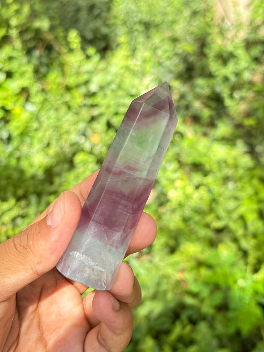 Fluorite Point / Fluorit Torony ( 7-8cm)