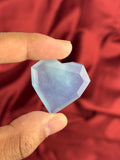 Akvamarin szív 16.8g