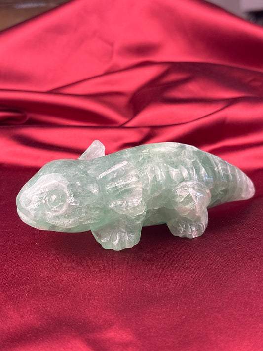 Fluorite salamander/ Fluorit szalamandra🦎 (650g)