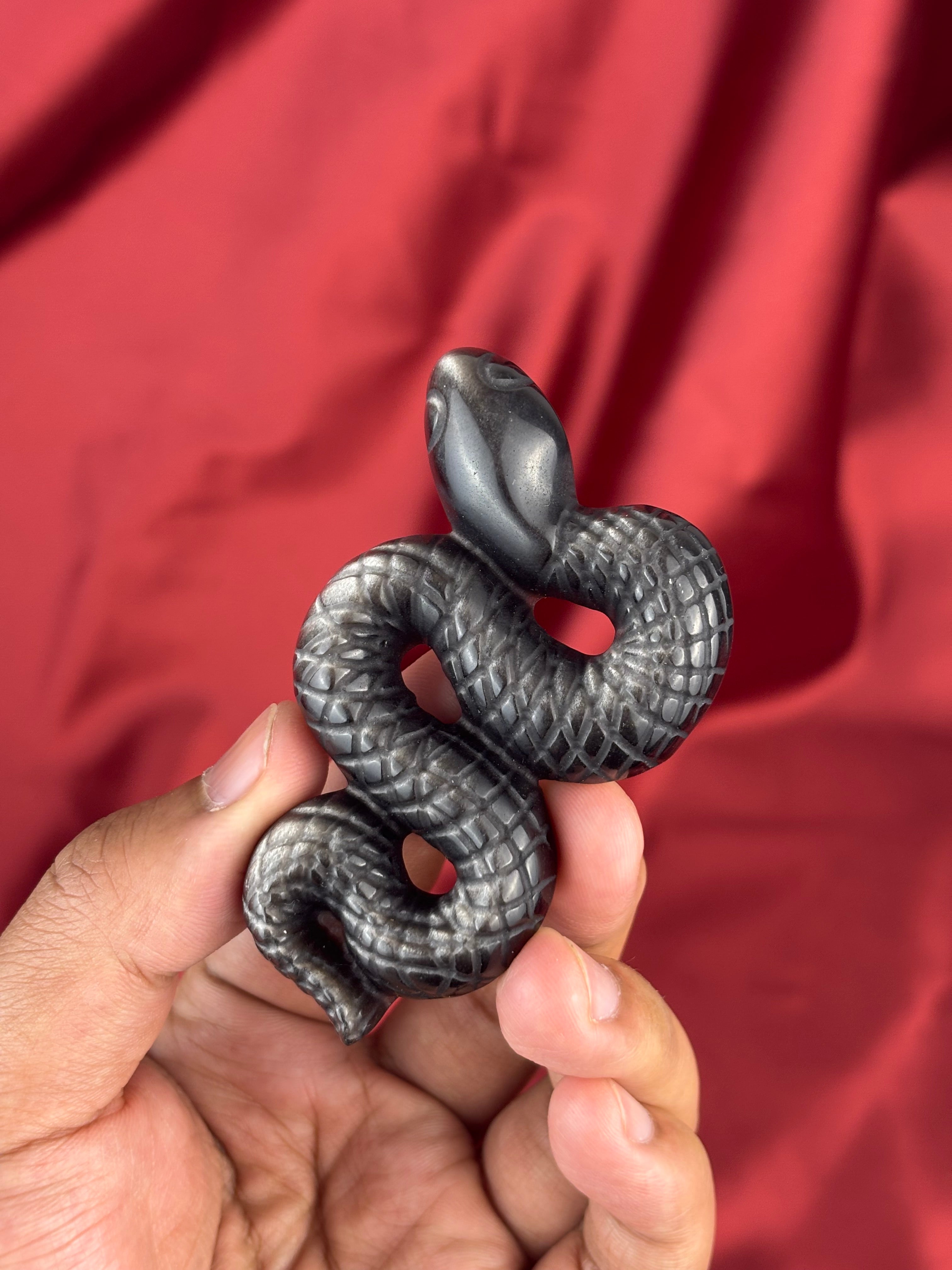 Kígyó-Ezüst obszidián