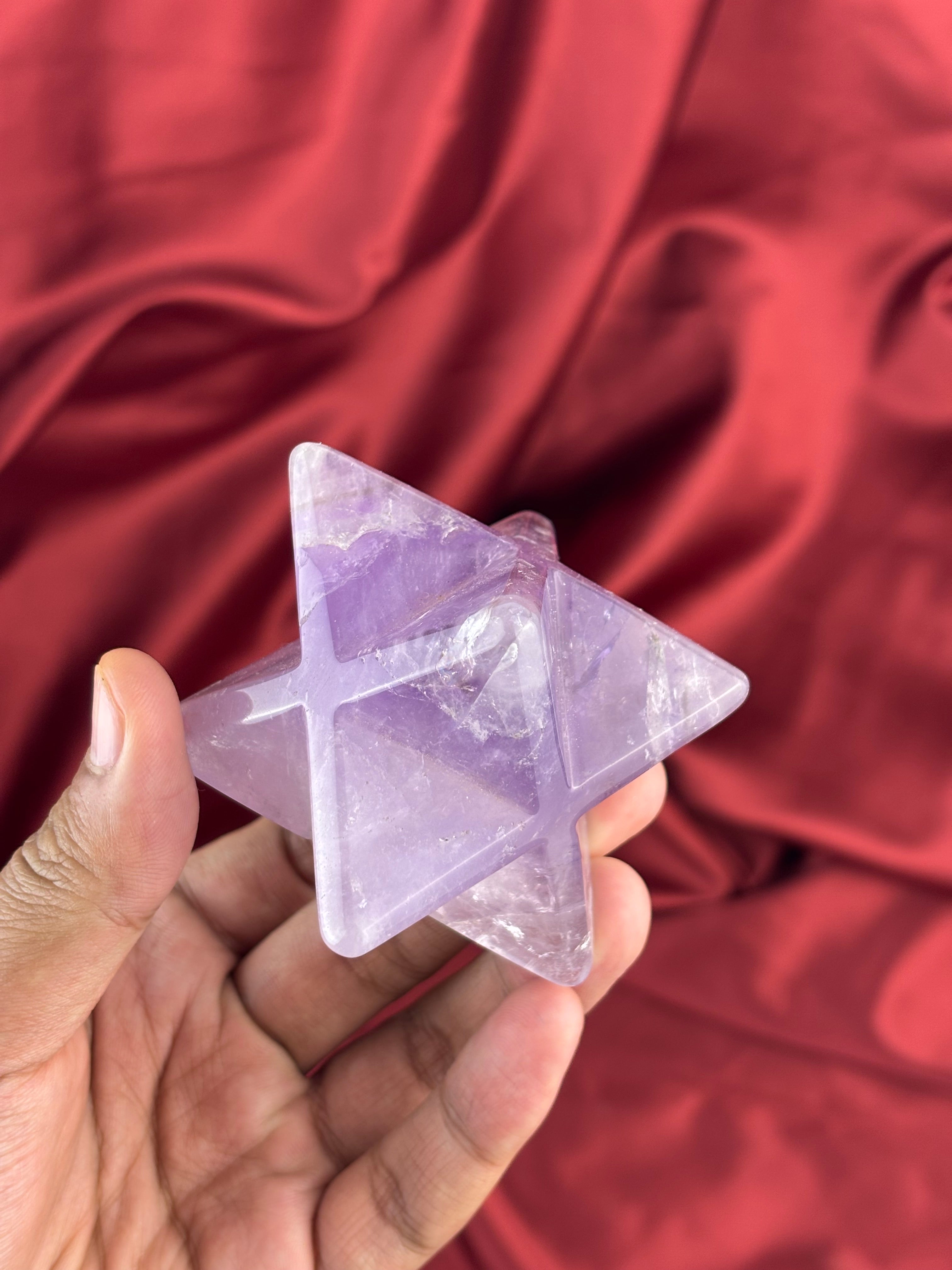 Merkaba Ametiszt 4*4cm