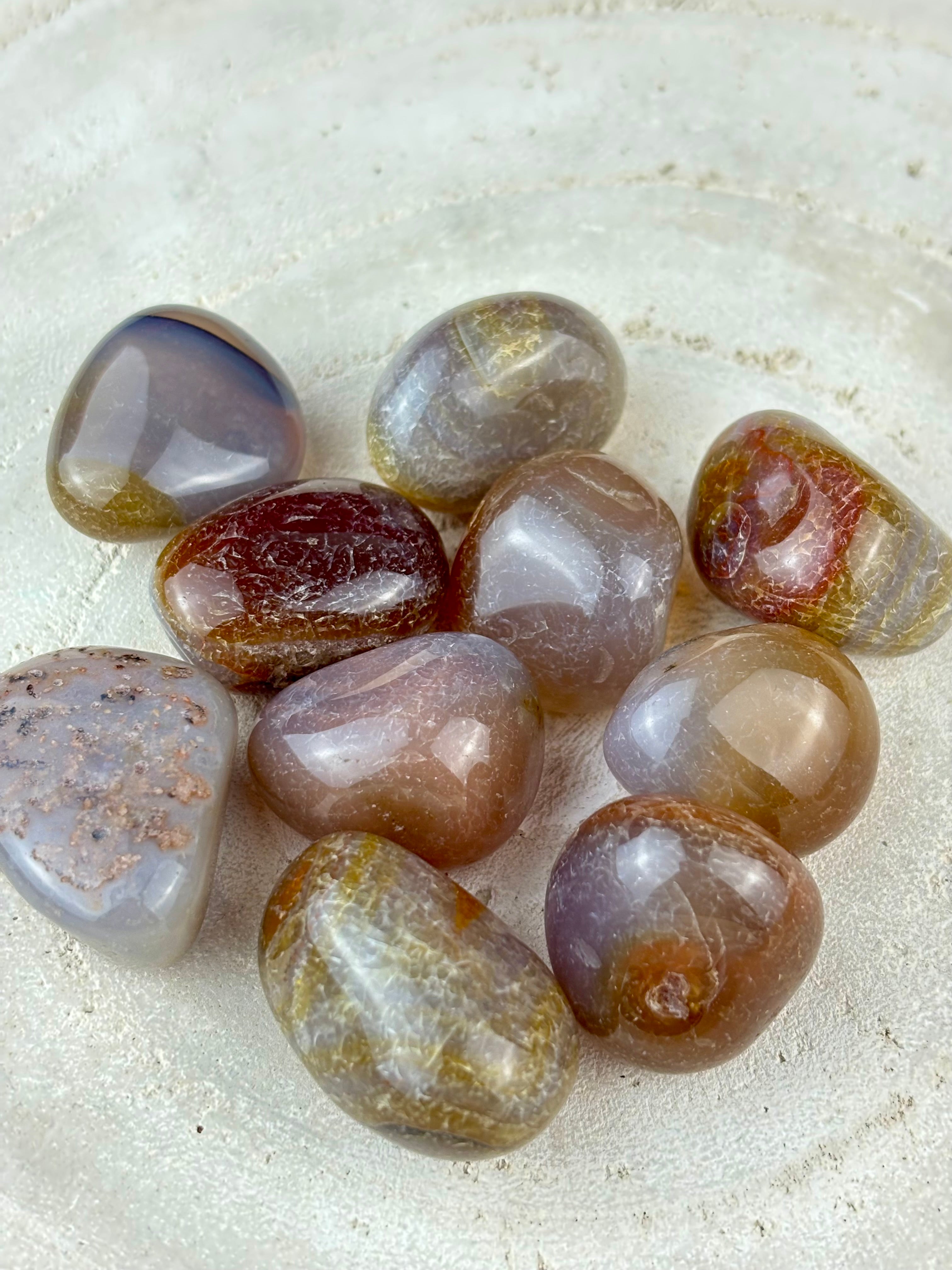 Natúr Achát Marokkö 1Db