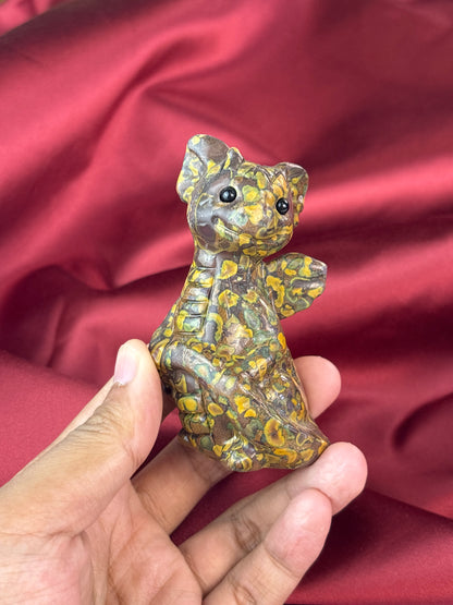 Gold leaf jasper Baby Dragon