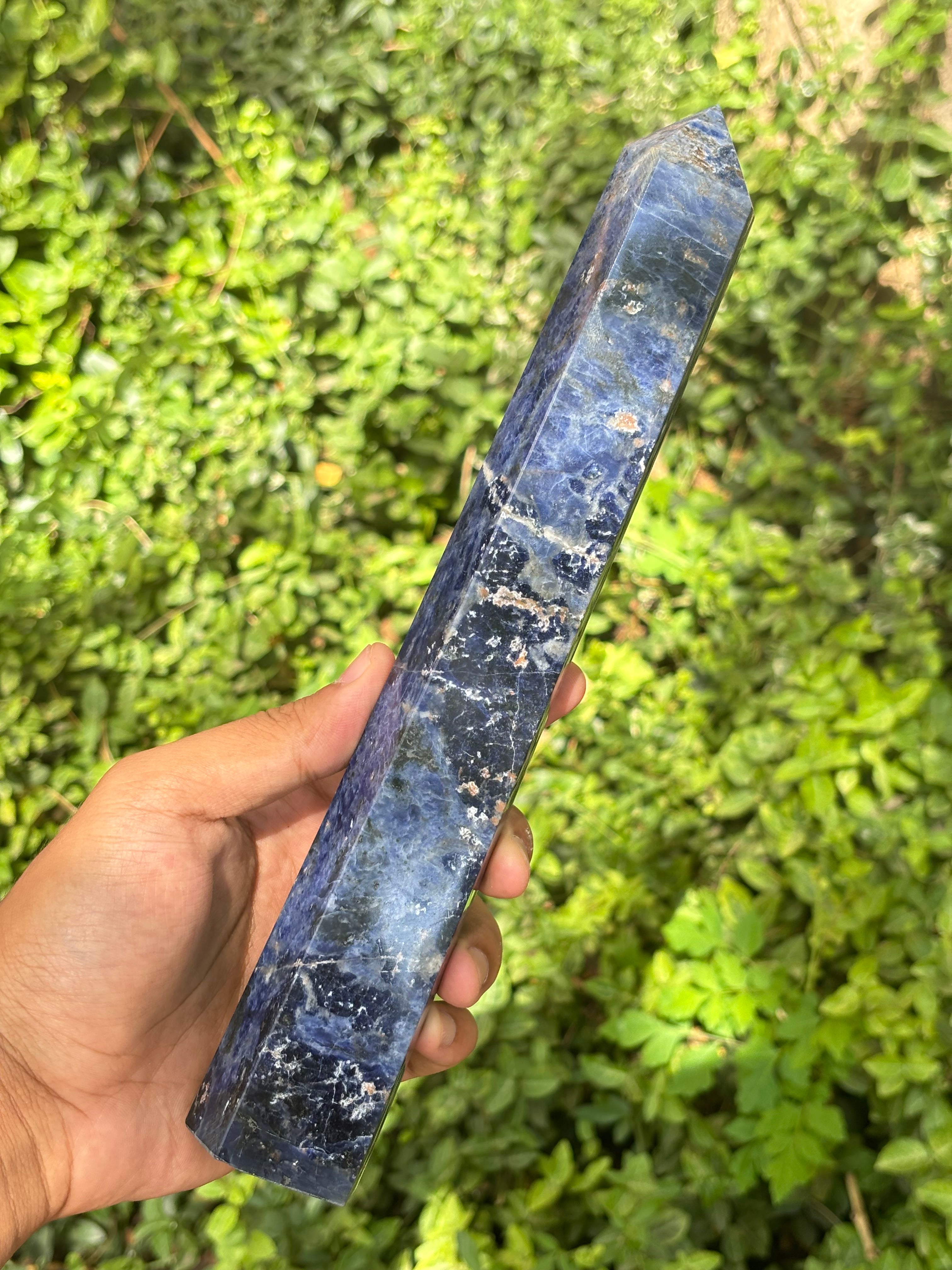 Sodalite Point / Sodalite Torony (23-24cm)
