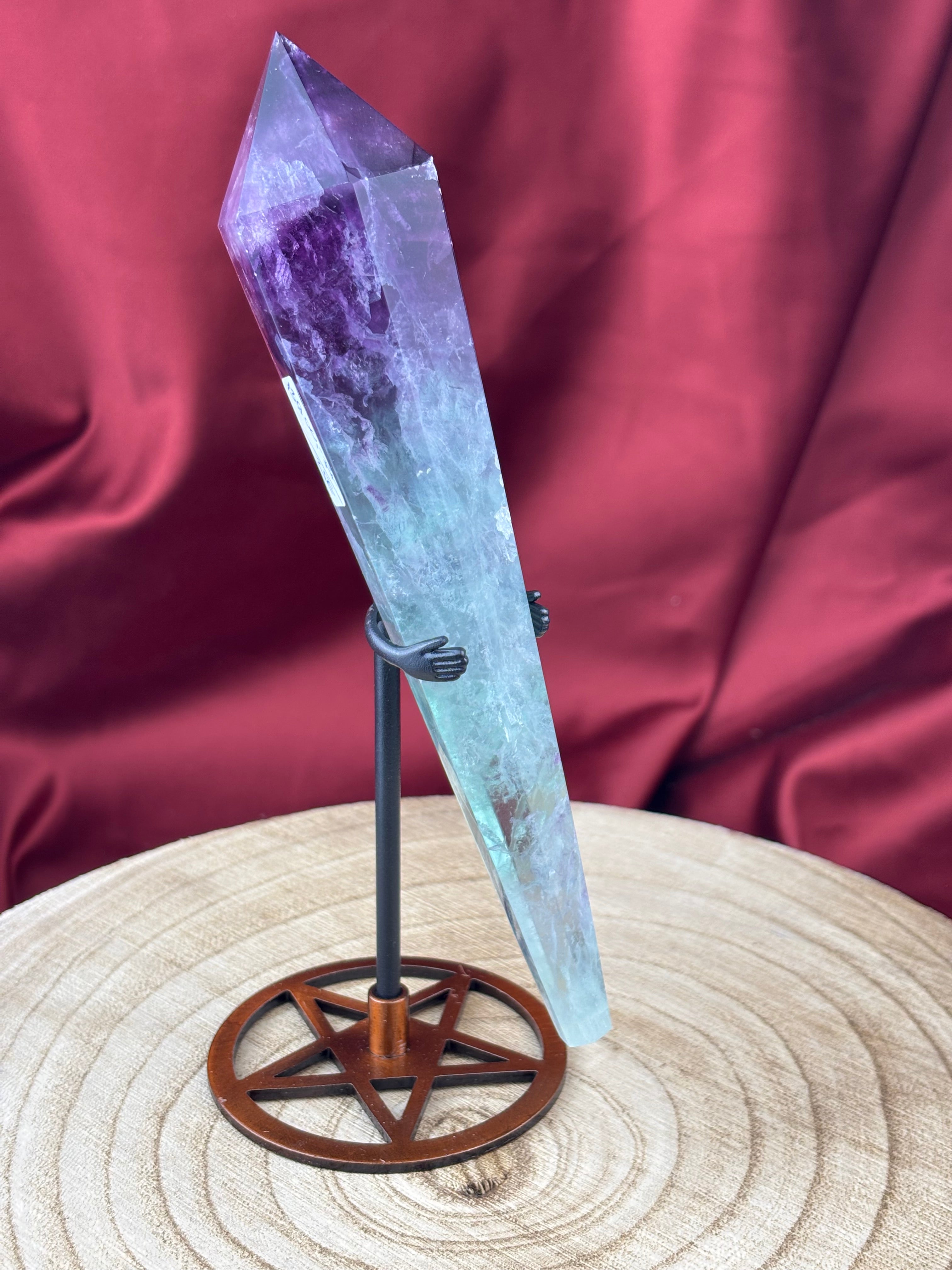 Fluorit állvánnyal B