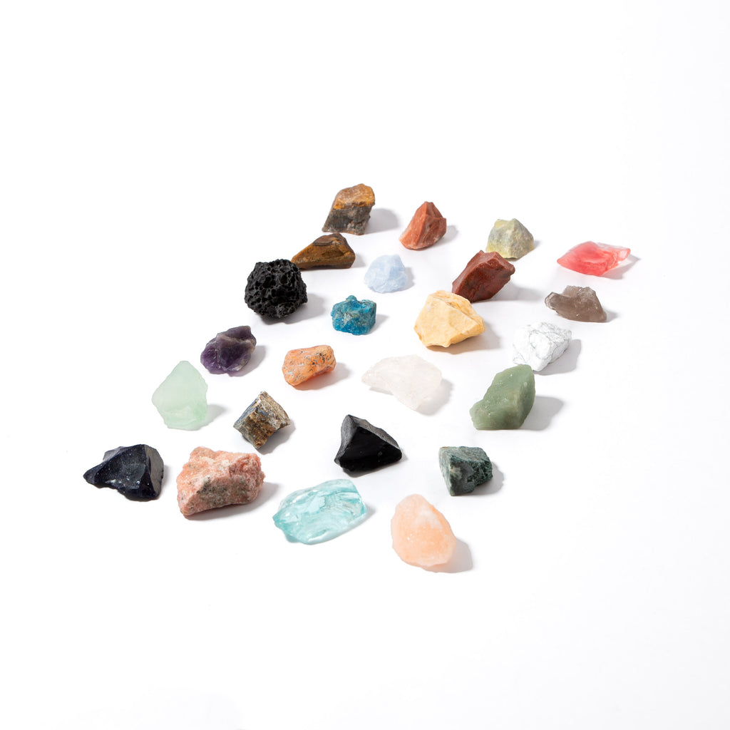 Adventi naptár – Nyers kristály, 24 darabos szett