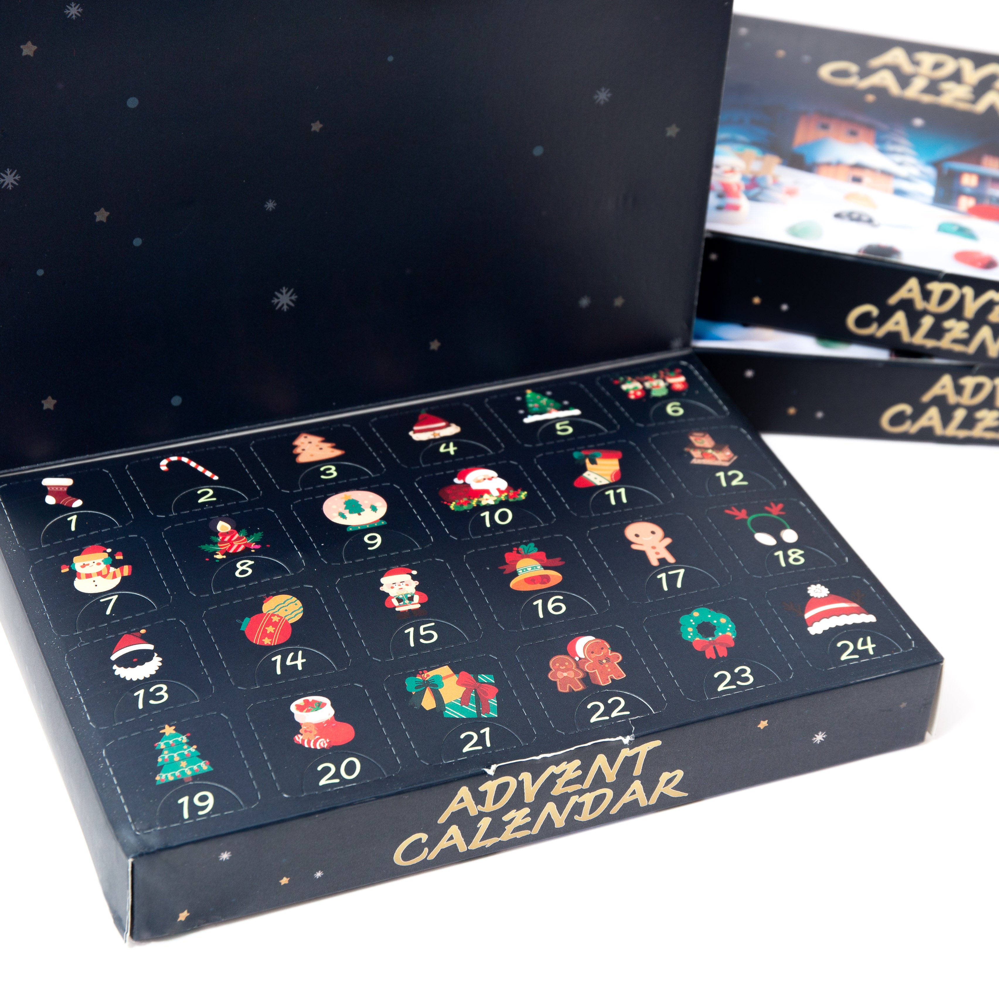 Adventi naptár – Nyers kristály, 24 darabos szett