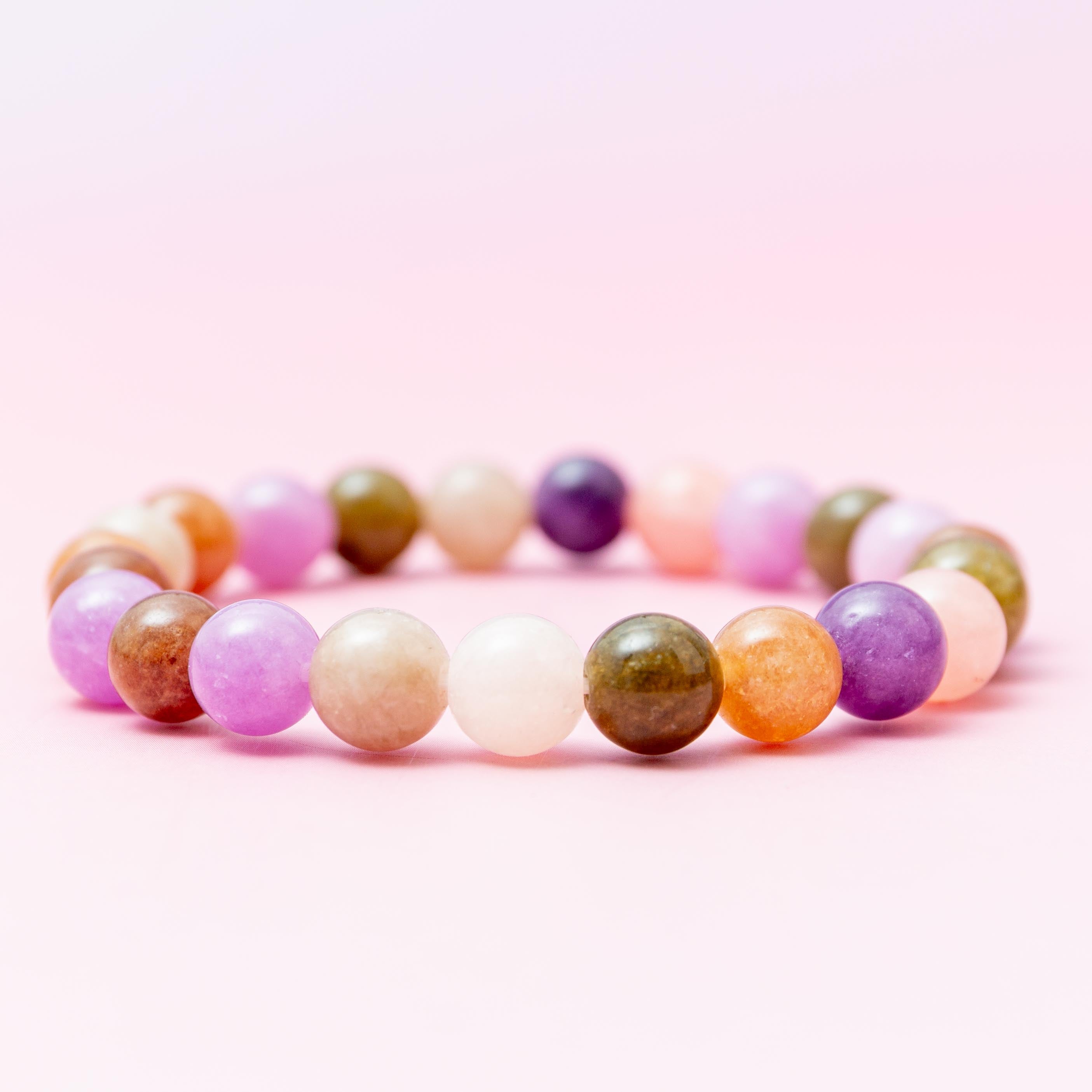 Jade (colored) Braclet - 8mm/17cm