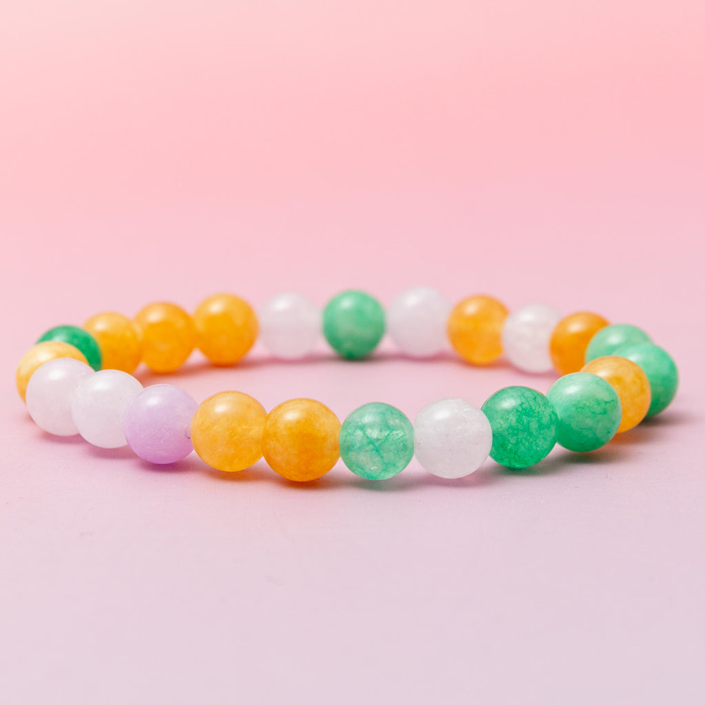 Jade (colored) Bracelet - 8mm/17cm