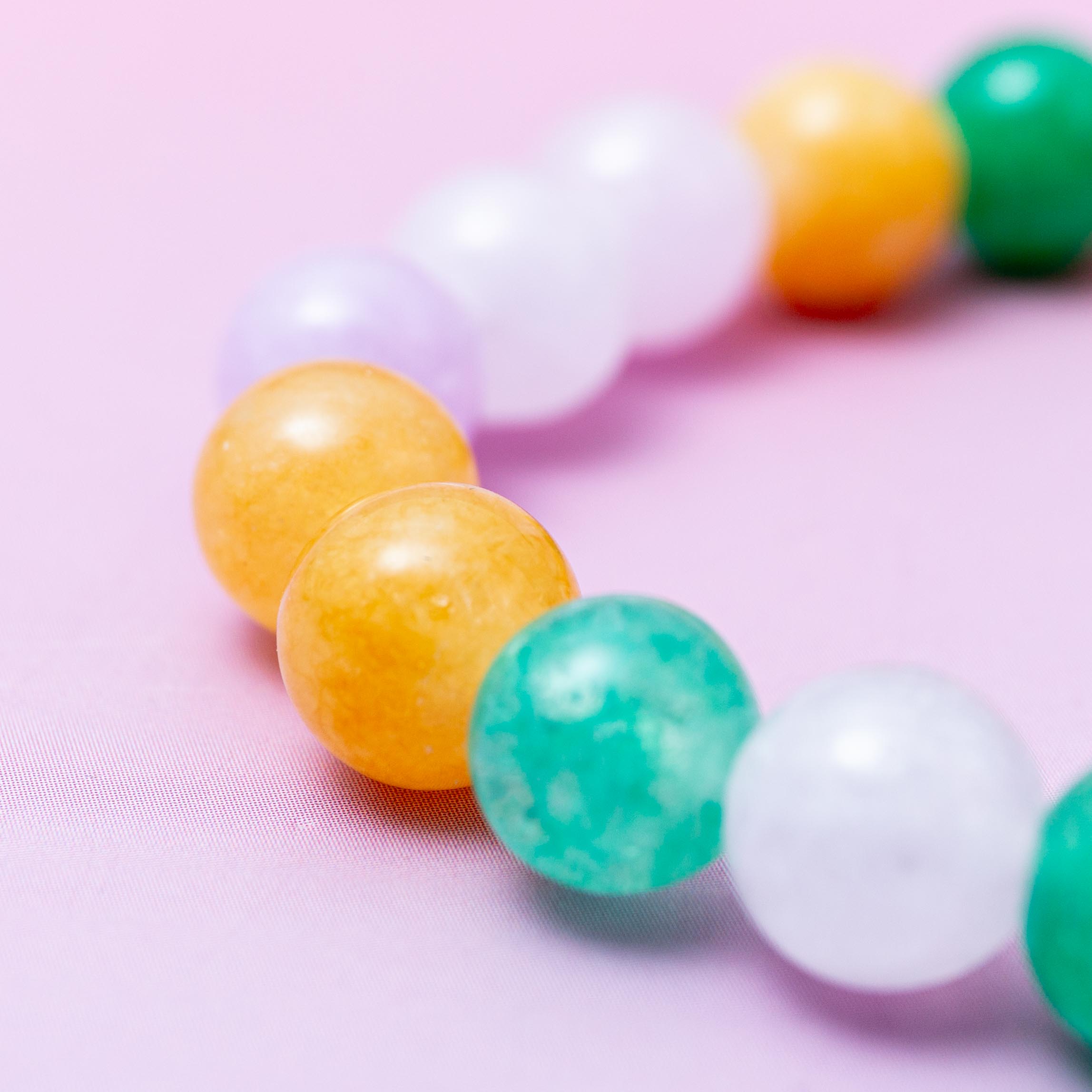 Jade (colored) Bracelet - 8mm/17cm