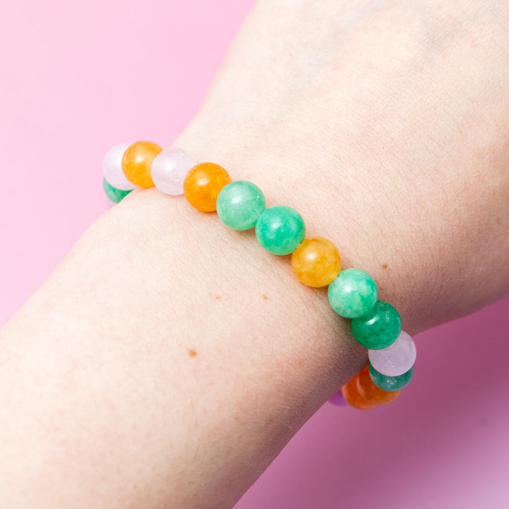 Jade (colored) Bracelet - 8mm/17cm