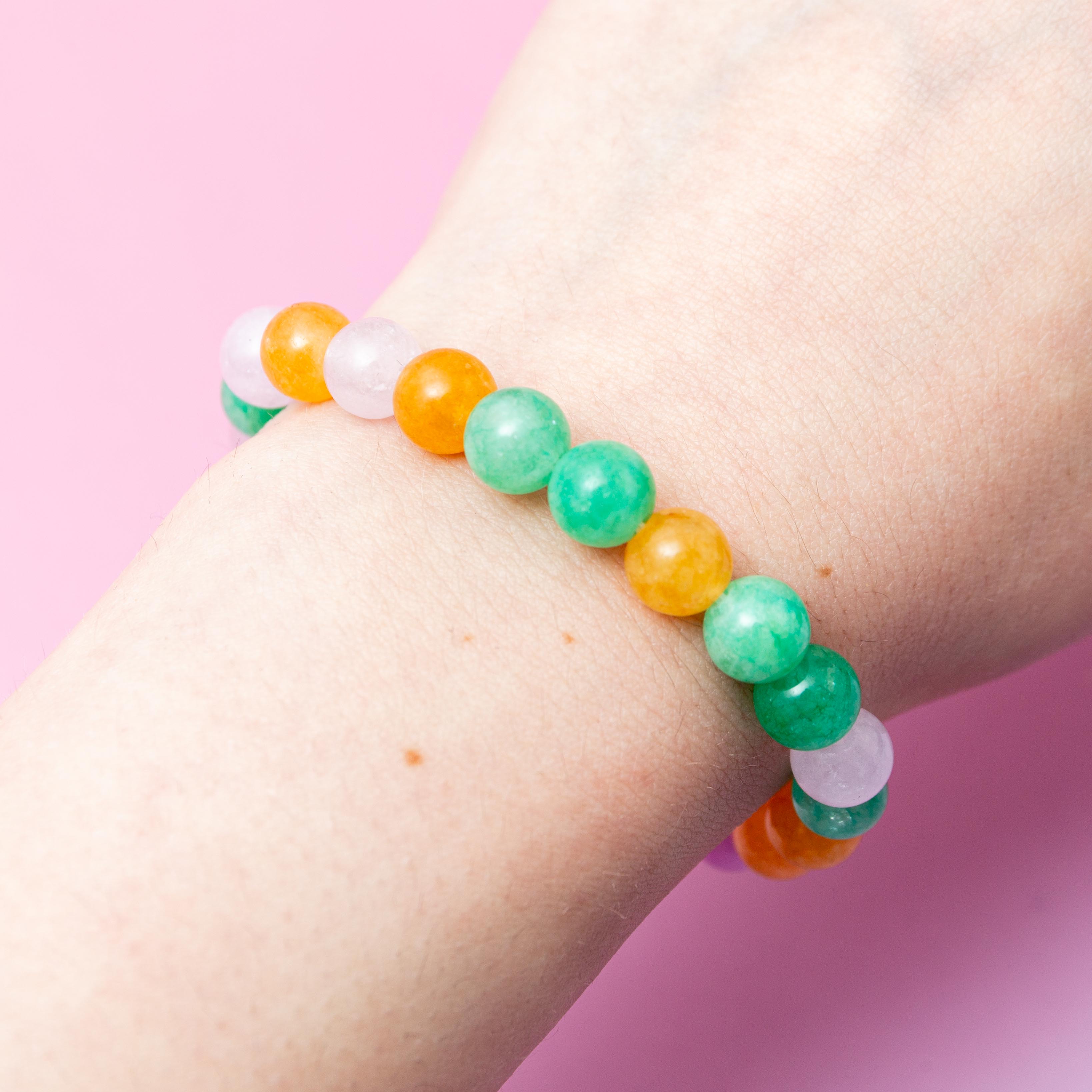 Jade (colored) Bracelet - 8mm/17cm