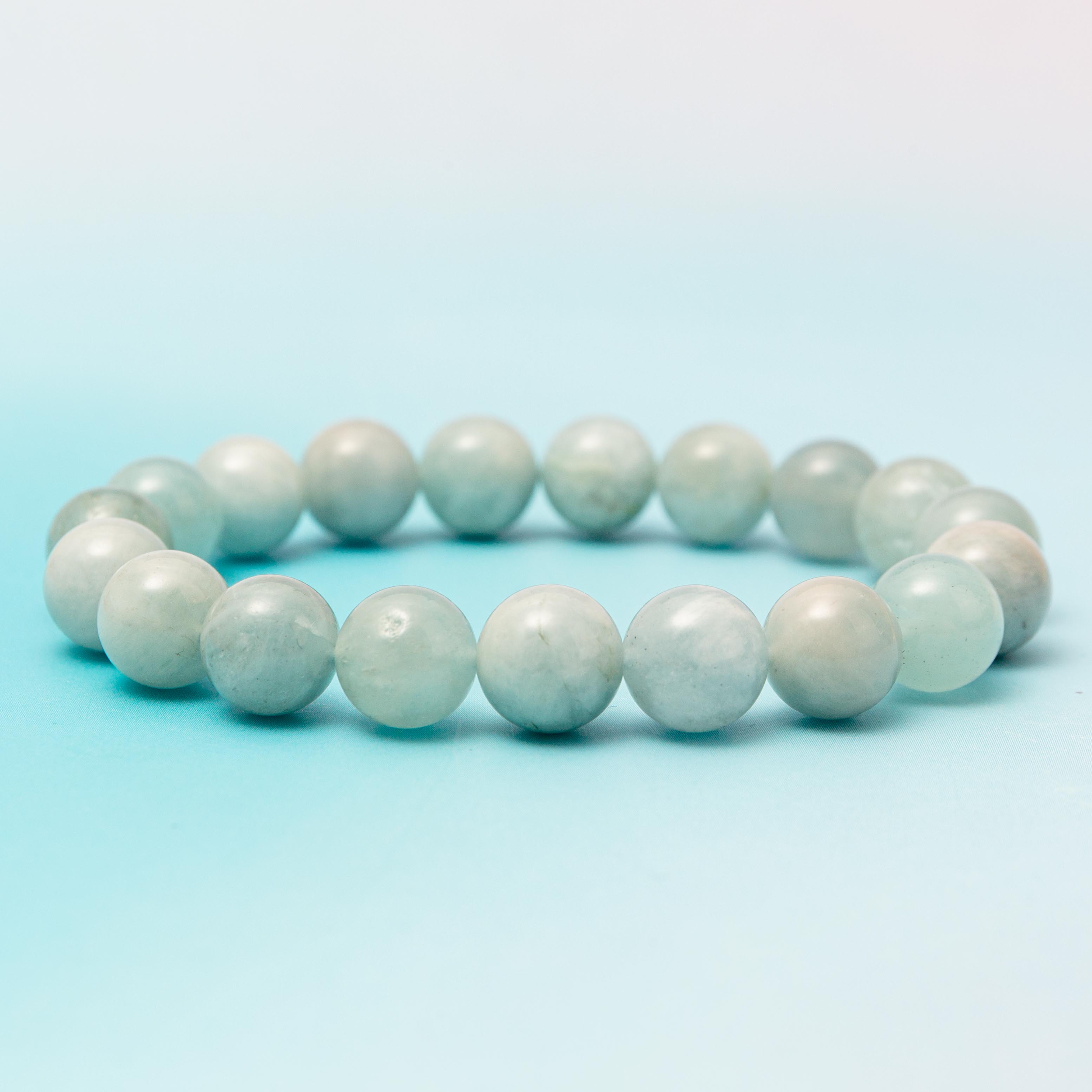 Aquamarine Bracelet - 10mm/17cm