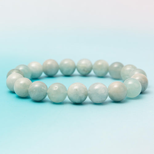 Aquamarine Bracelet - 10mm/17cm