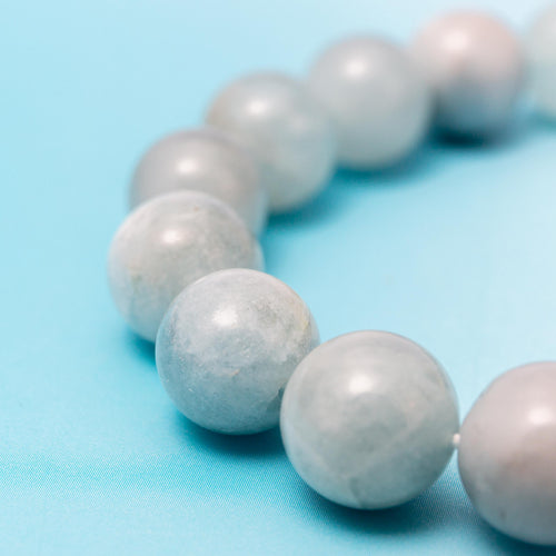 Aquamarine Bracelet - 10mm/17cm