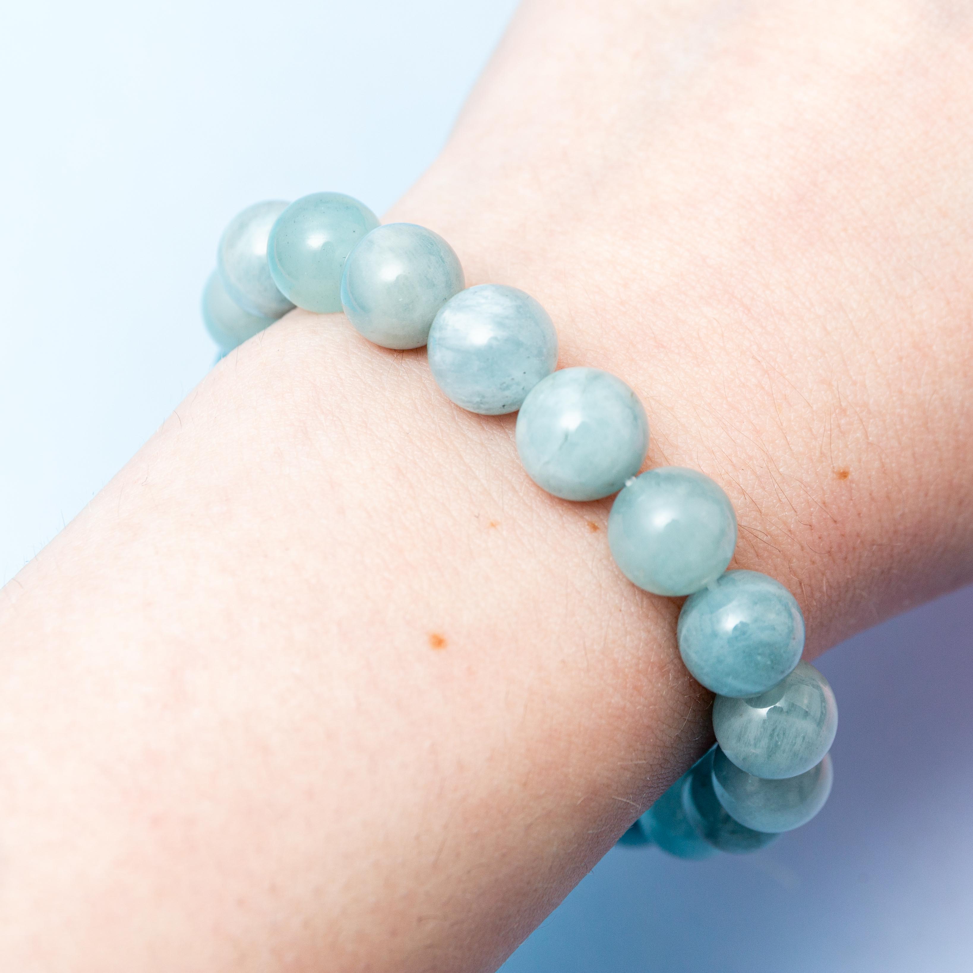 Aquamarine Bracelet - 10mm/17cm