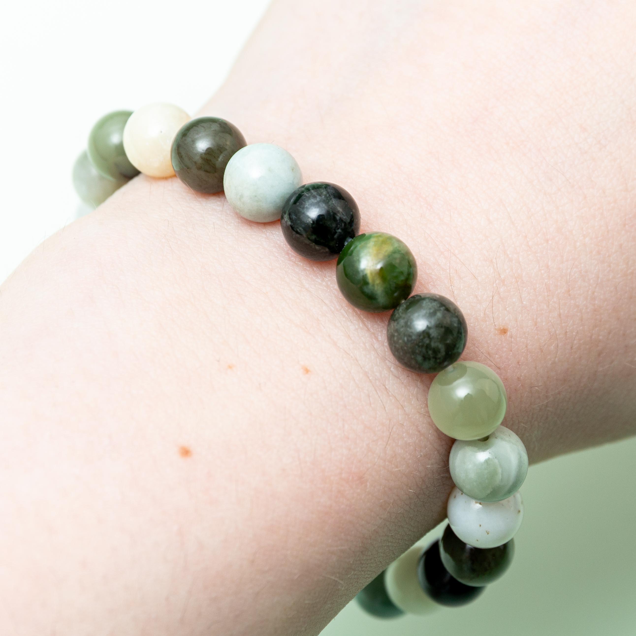 Burmese Jade Bracelet - 8mm/17cm