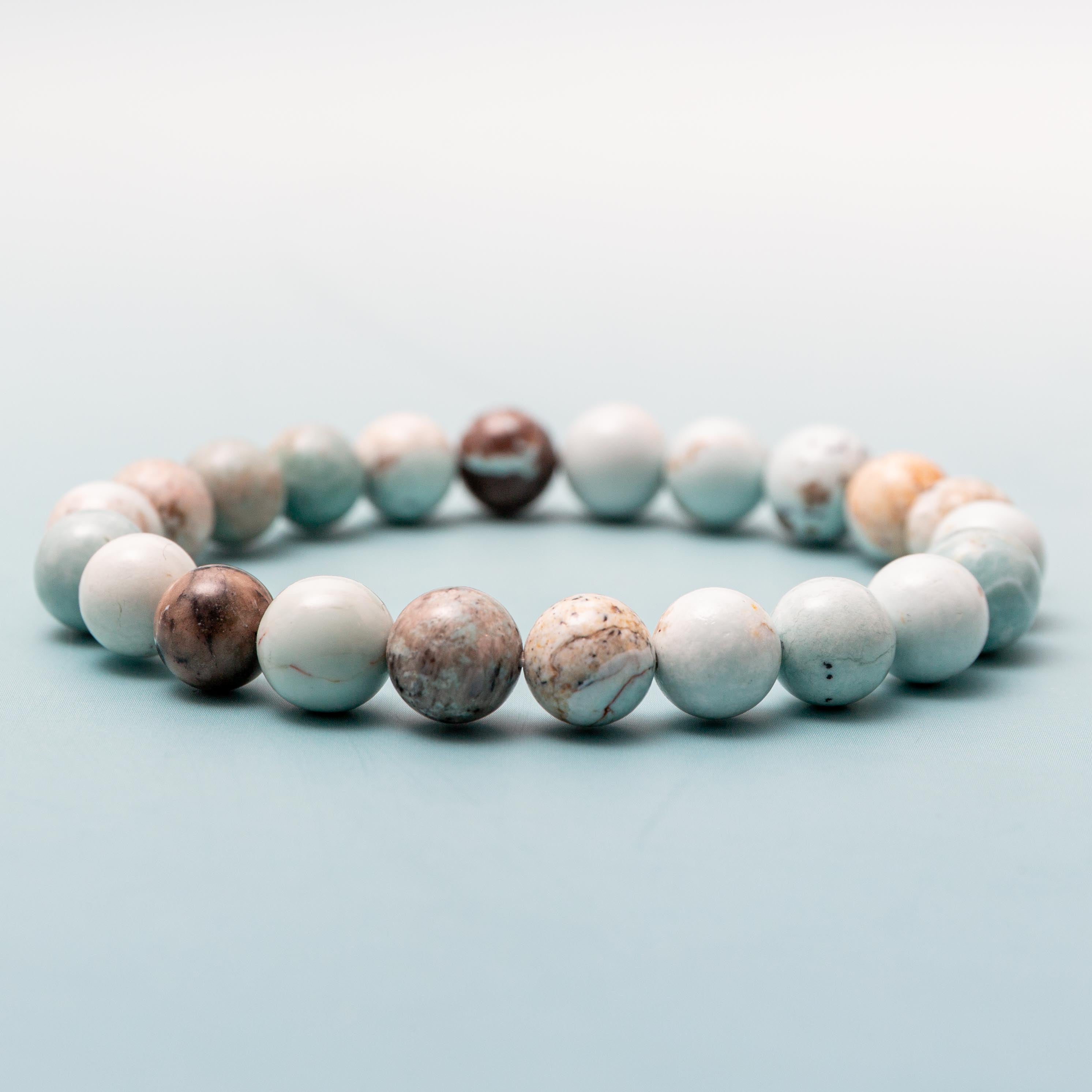 Blue Opal Bracelet - 8mm/18cm