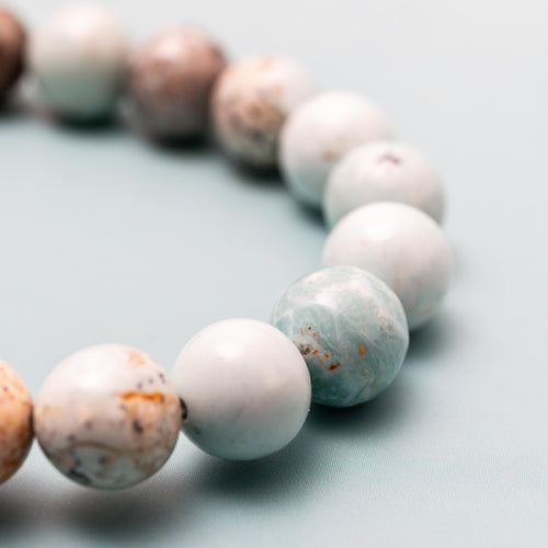 Blue Opal Bracelet - 8mm/18cm