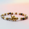 Tourmaline Quartz Elephant Bracelet - 7mm/19cm