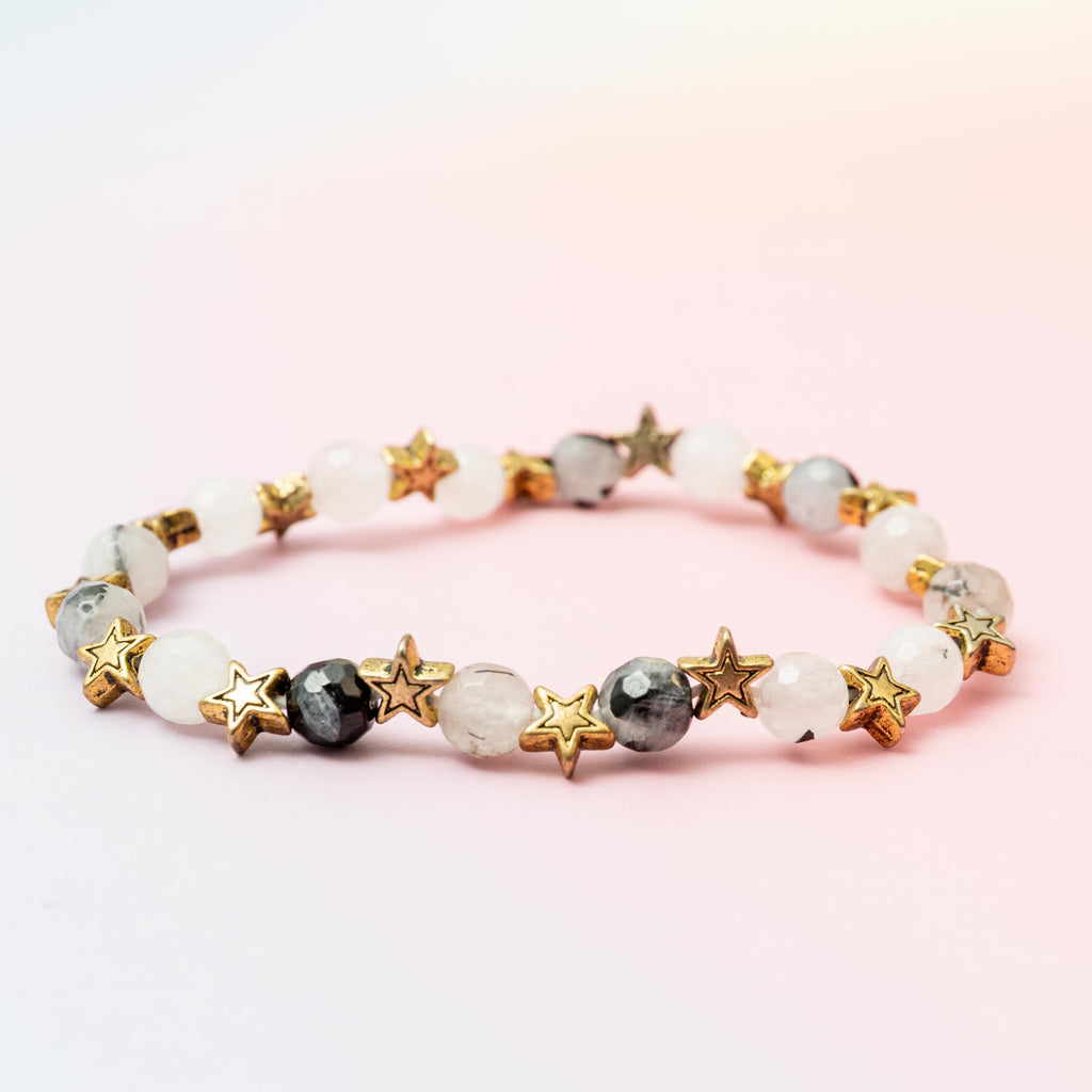 Tourmaline Quartz Bracelet - 7mm/17cm