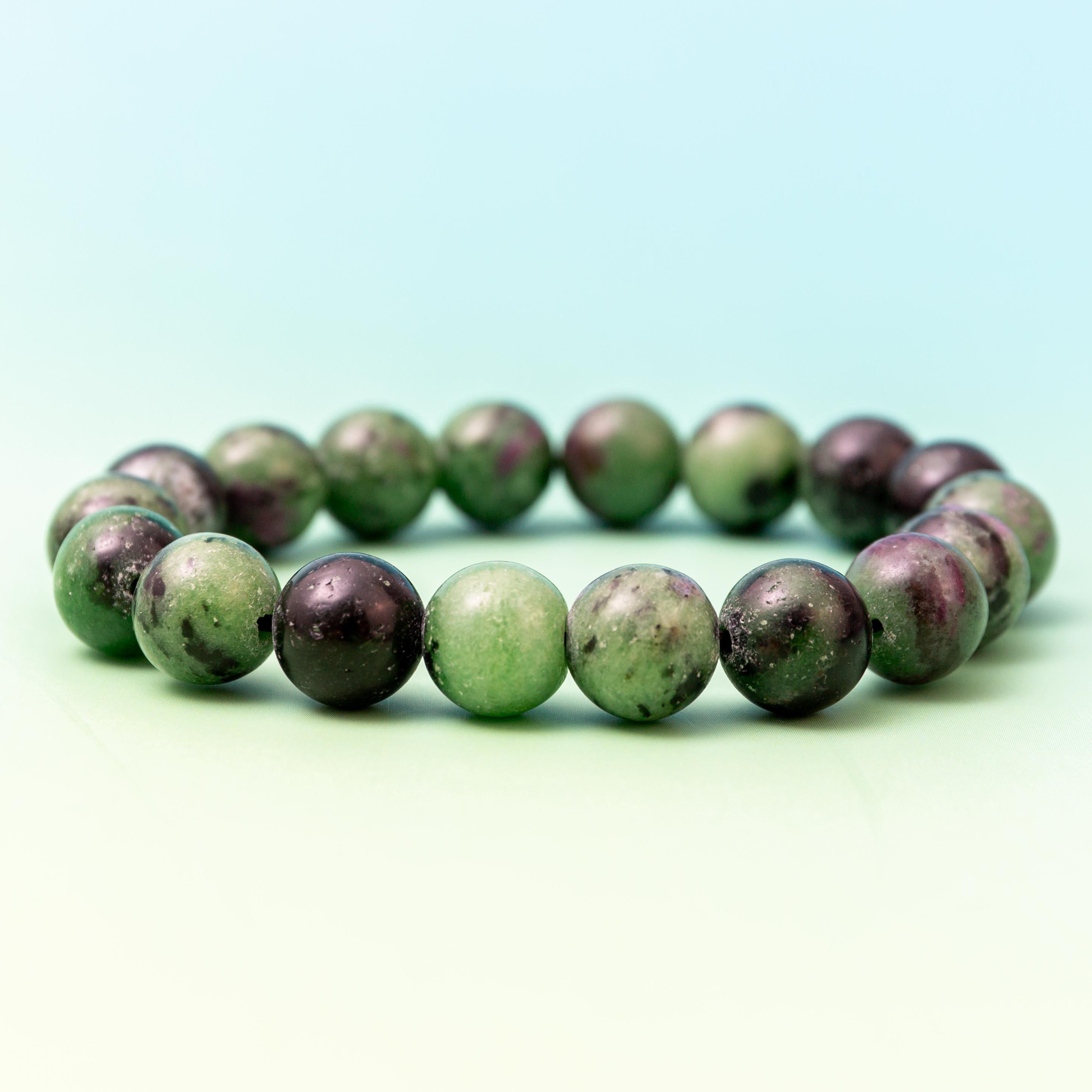 Ruby Zoizite Bracelet - 11mm/17.5cm