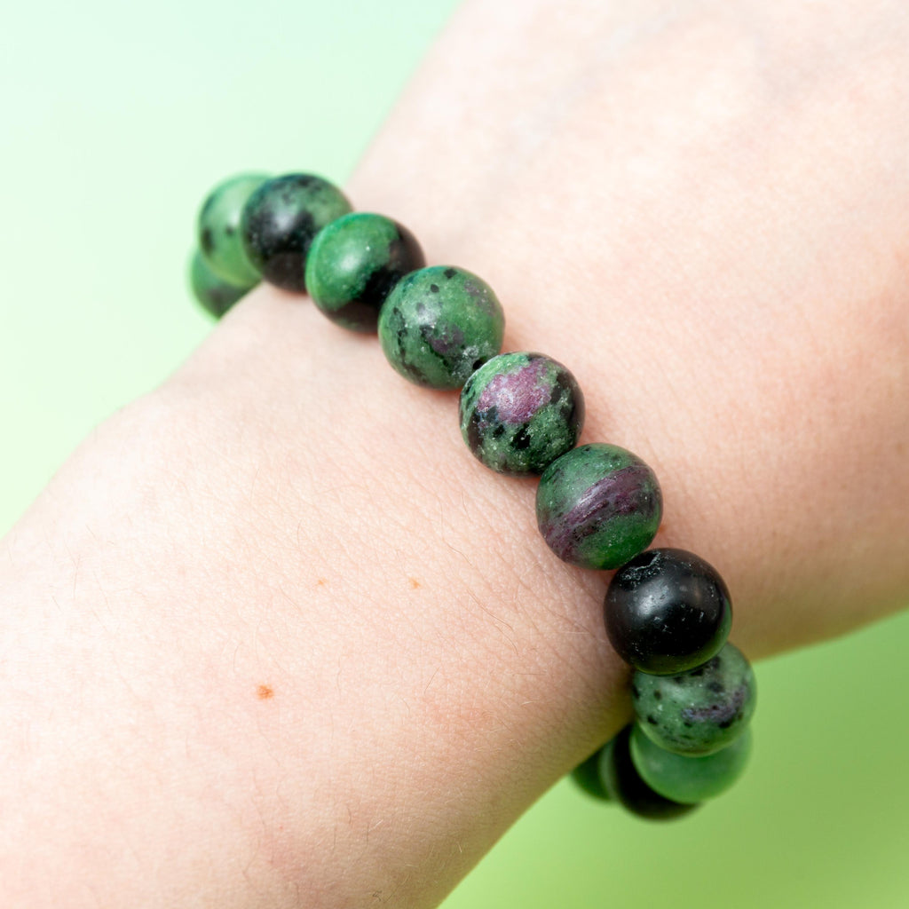 Ruby Zoizite Bracelet - 11mm/17.5cm