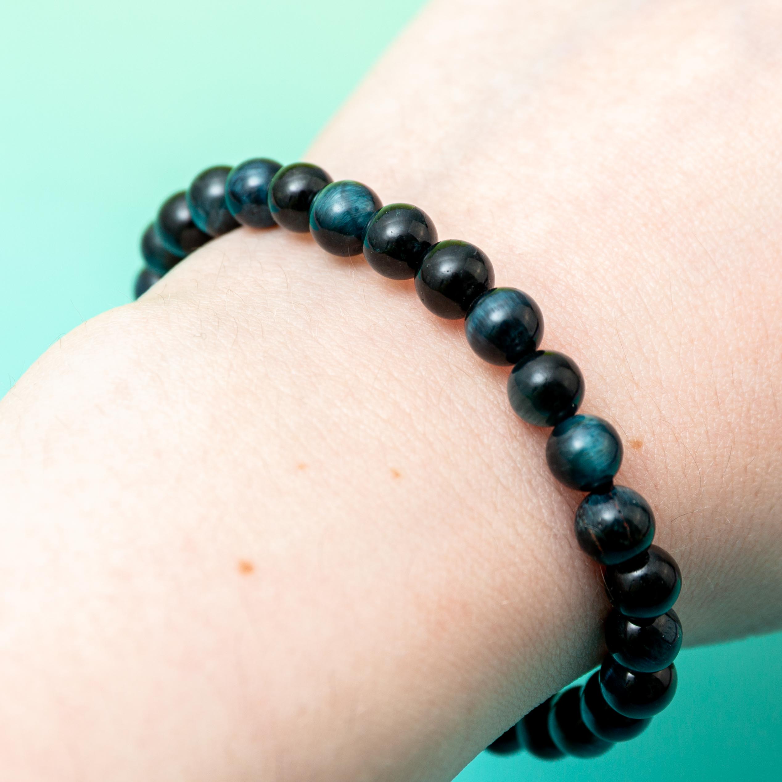 Tiger Eye (Colored) Bracelet - 7mm/17cm