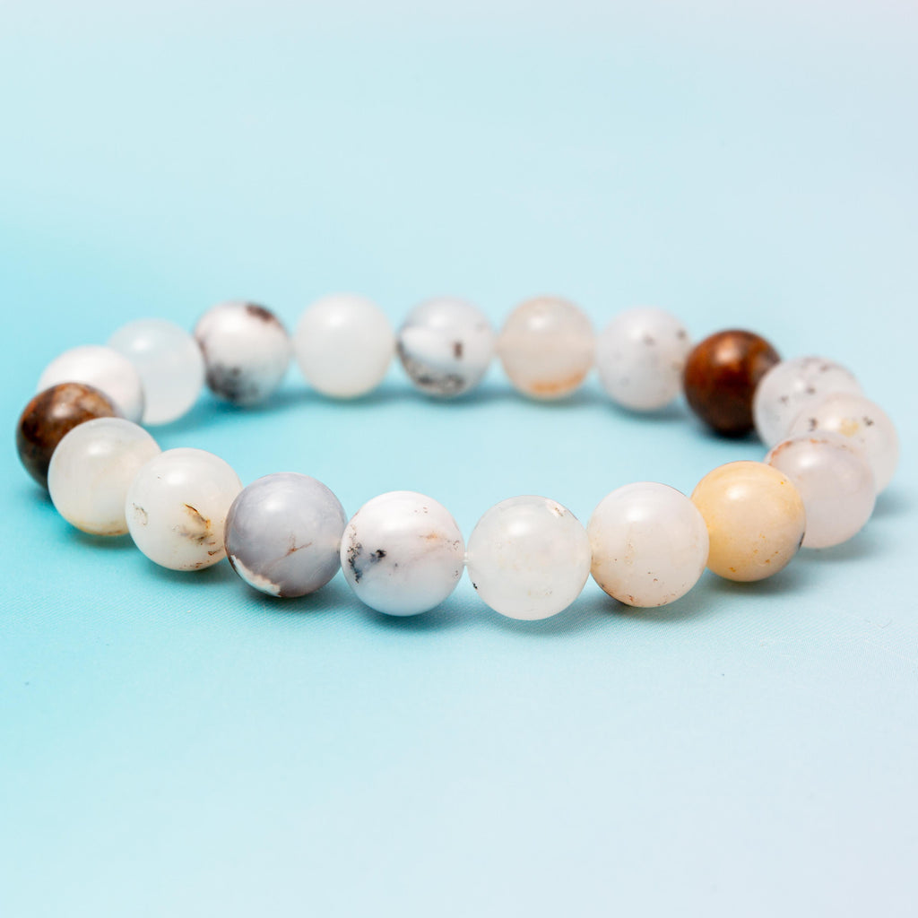 White Opal Bracelet - 10.5mm/18cm