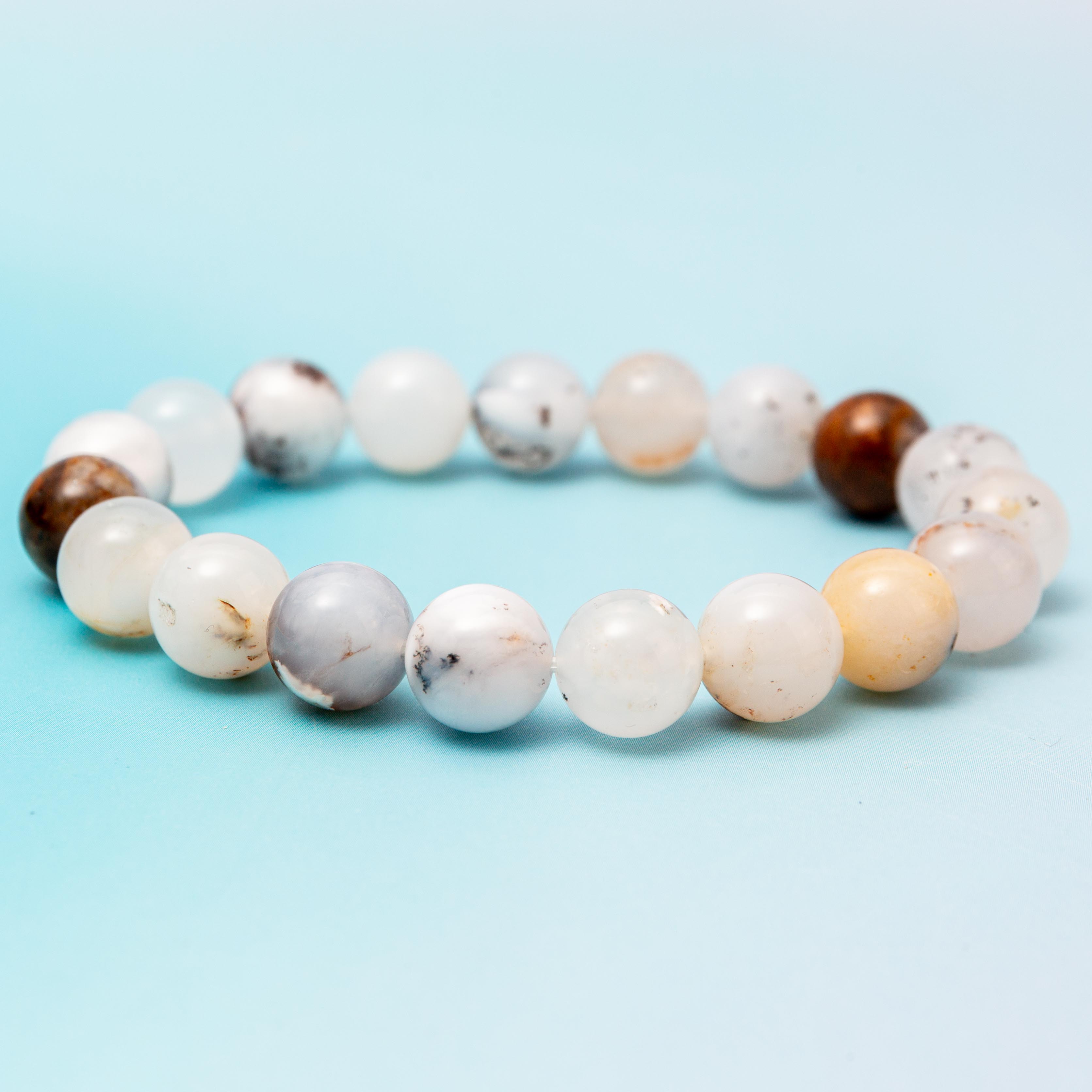 White Opal Bracelet - 10.5mm/18cm