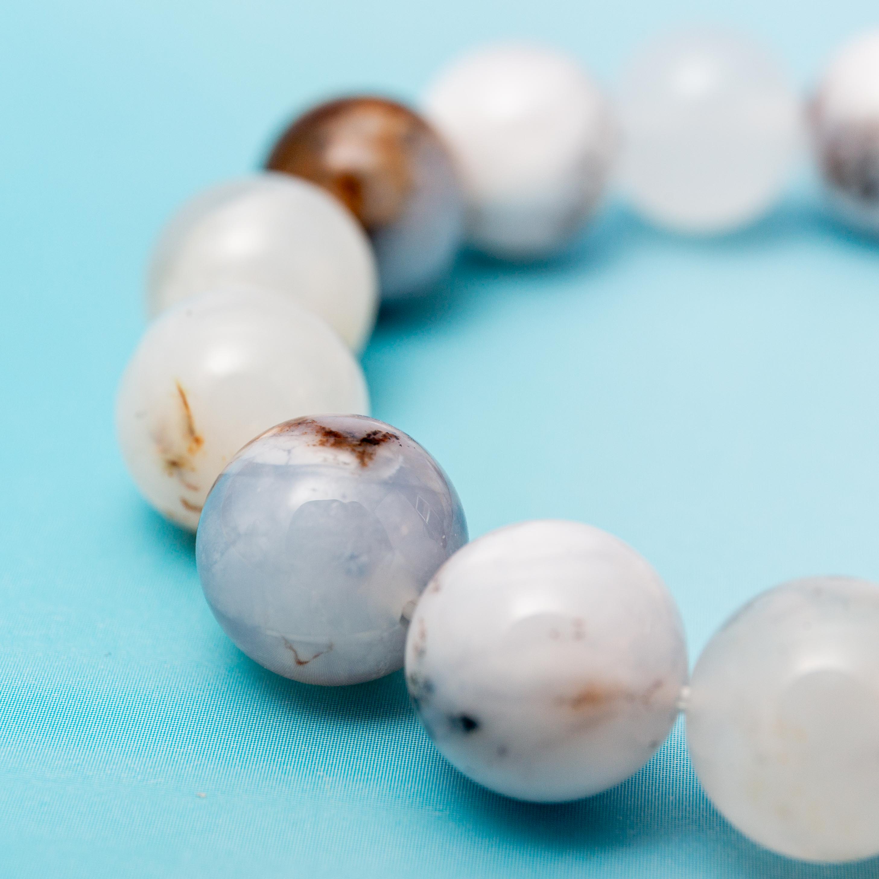 White Opal Bracelet - 10.5mm/18cm