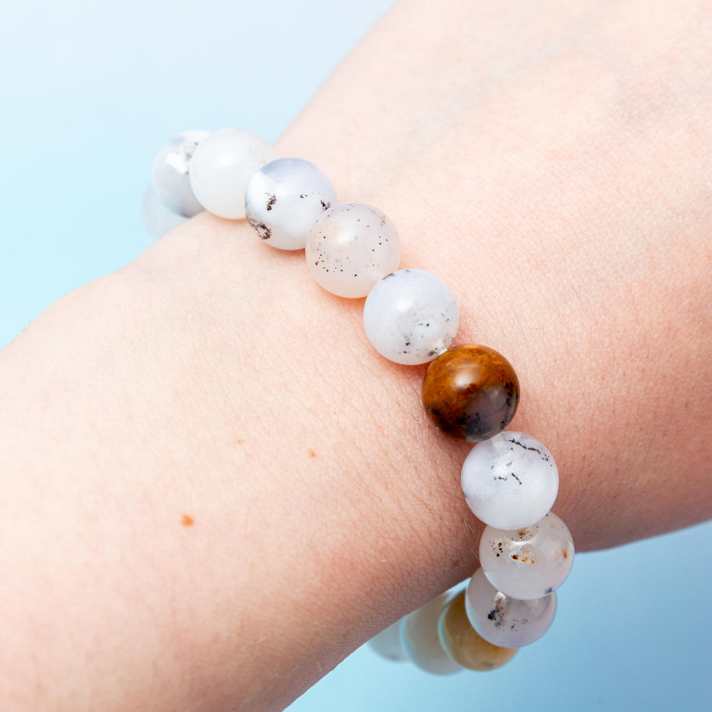 White Opal Bracelet - 10.5mm/18cm