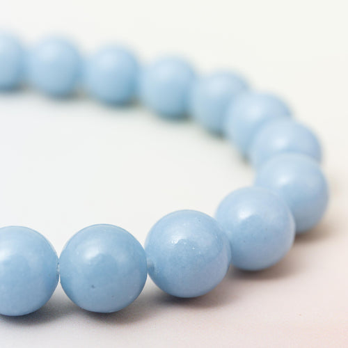 Angelite Bracelet - 8.5mm/17cm