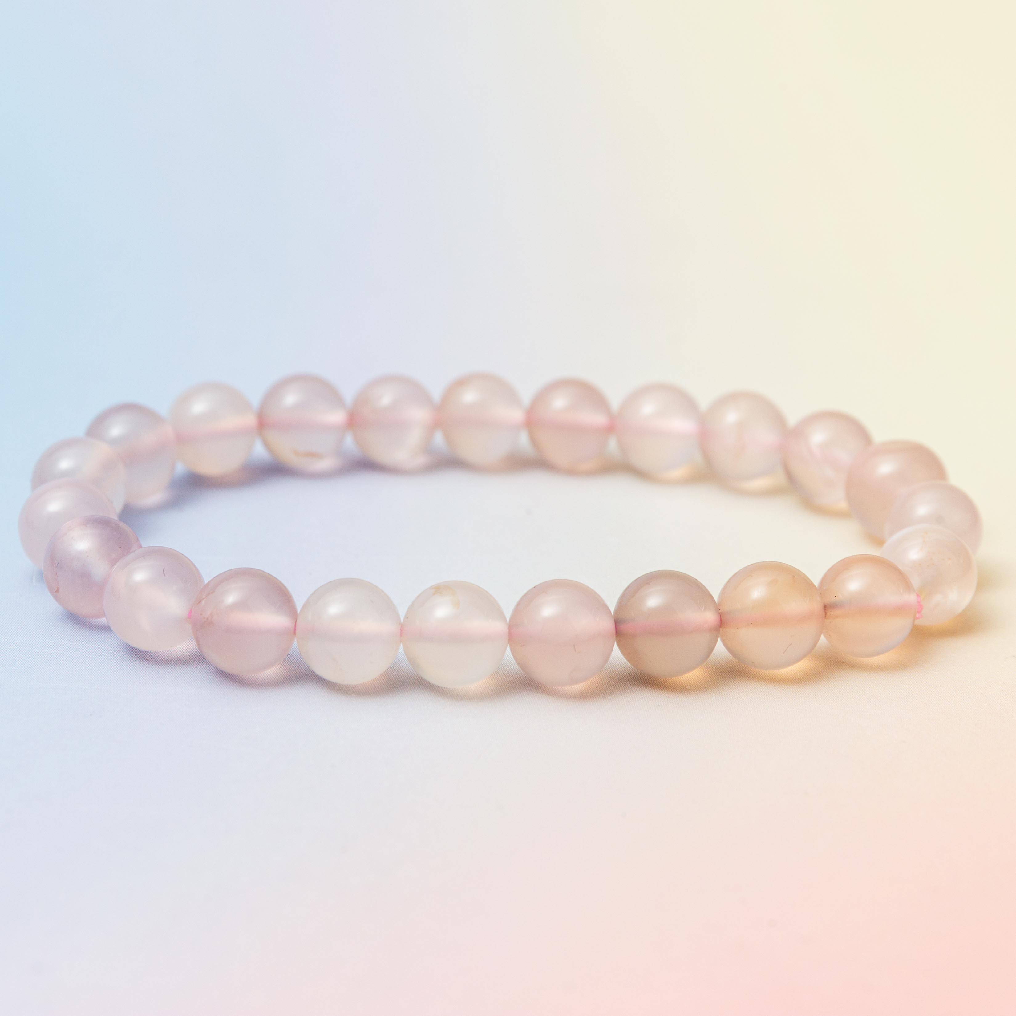 Pink Chalcedony Bracelet - 8mm/18cm