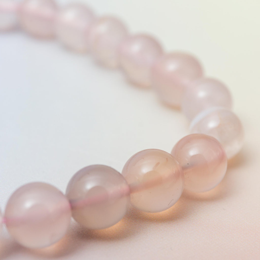 Pink Chalcedony Bracelet - 8mm/18cm
