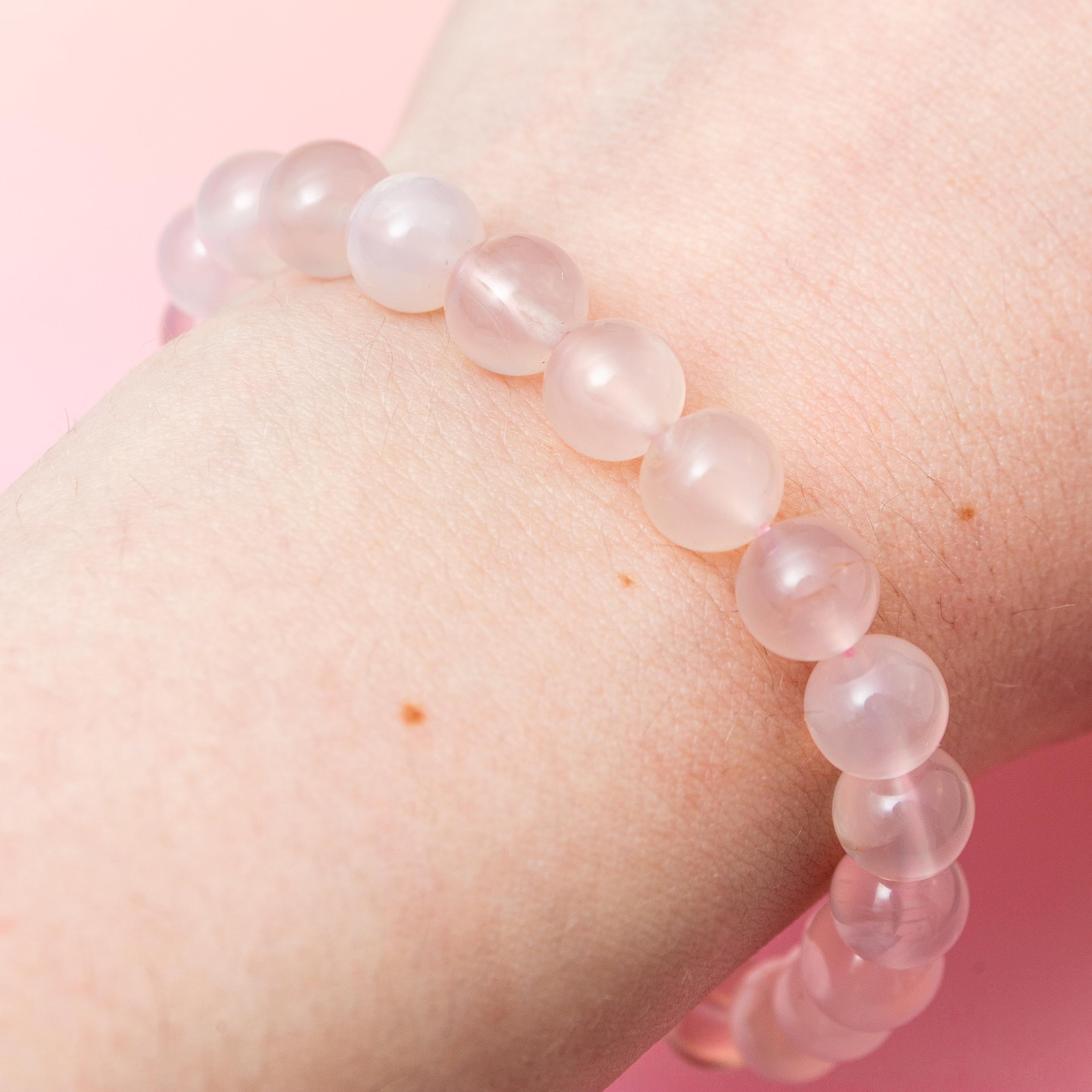 Pink Chalcedony Bracelet - 8mm/18cm