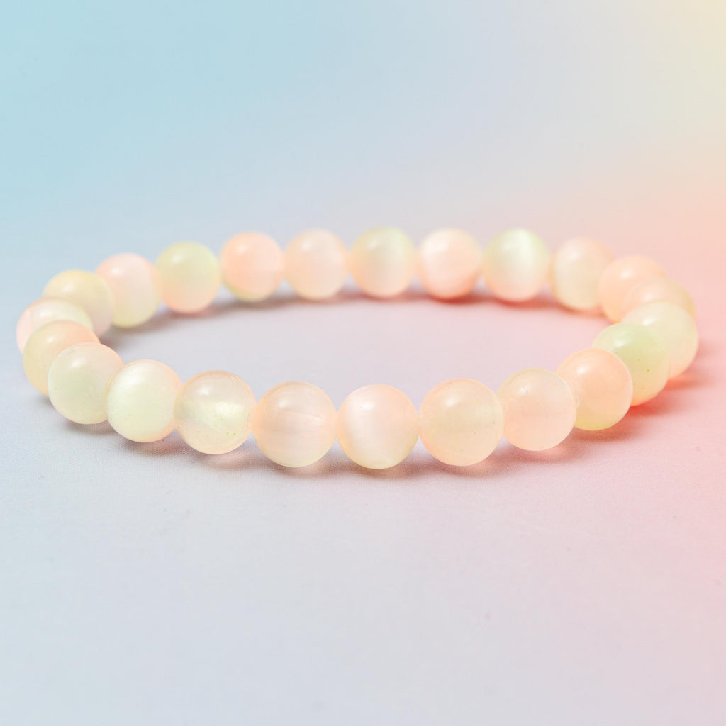 Selenite (Colored) Bracelet - 9mm/18cm