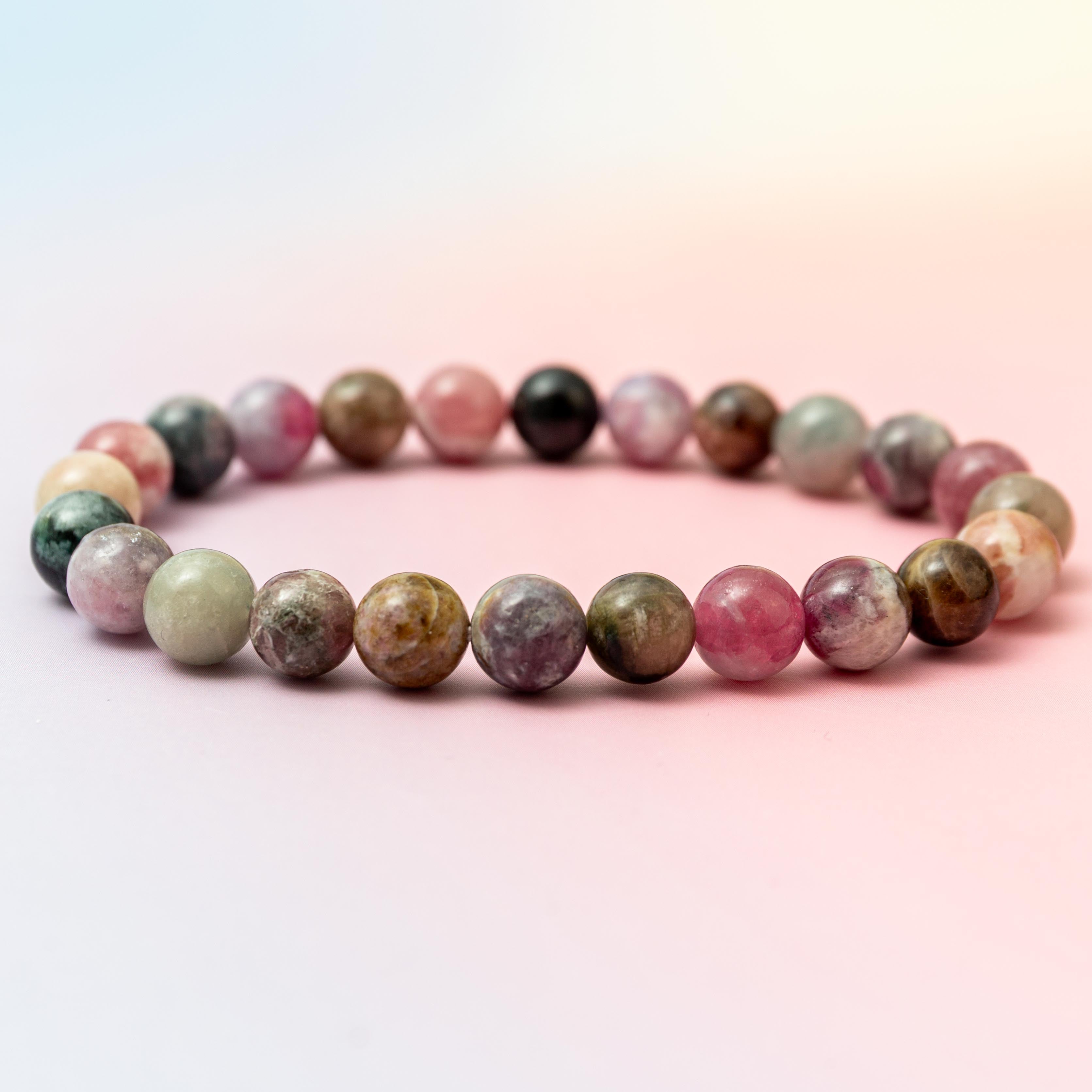Turmaline (Colored) Bracelet - 8mm/18cm